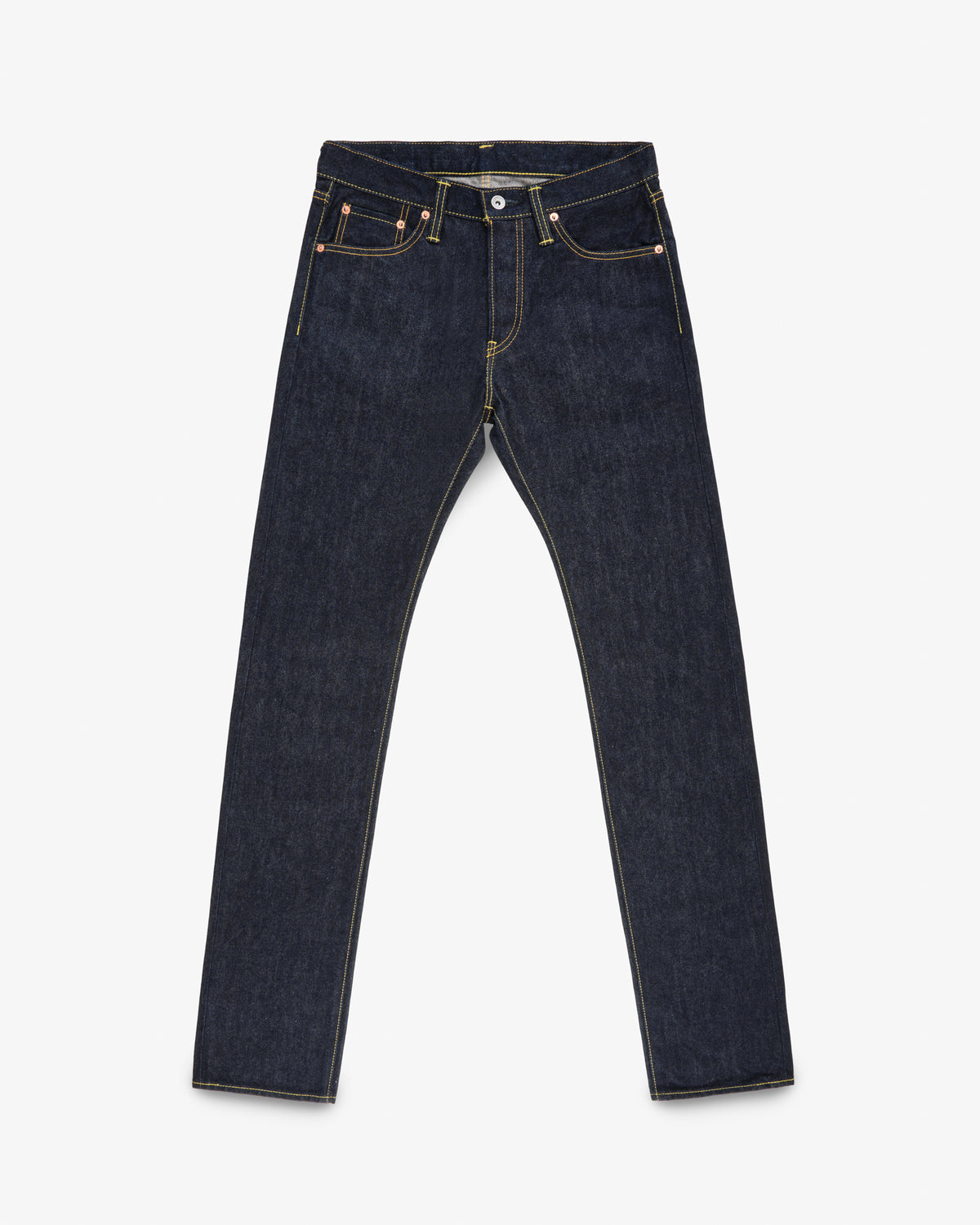 14oz Selvedge Denim Slim Tapered Cut Jeans - Indigo