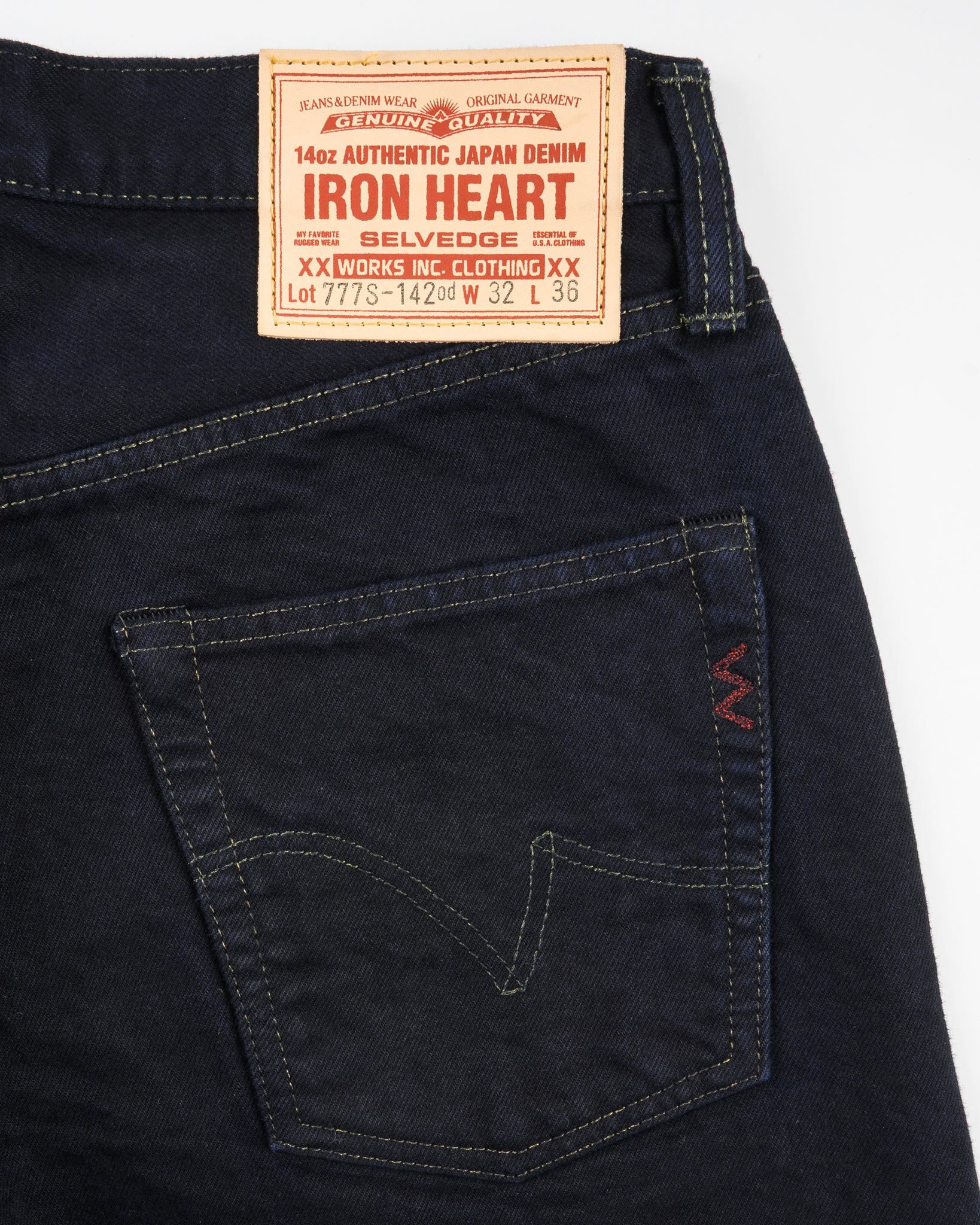 Iron Heart 14oz Selvedge Denim Slim Tapered Jeans - Overdyed Indigo
