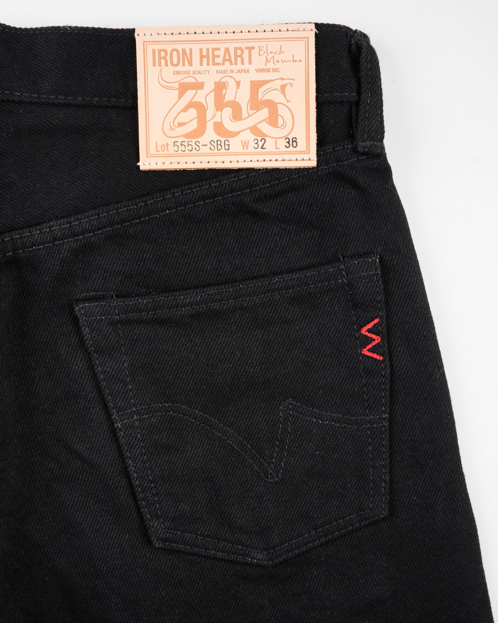 IRON HEART Ｗ31 Ｌ34 Iron Heart Double Front 21oz Indigo Selvedge Denim