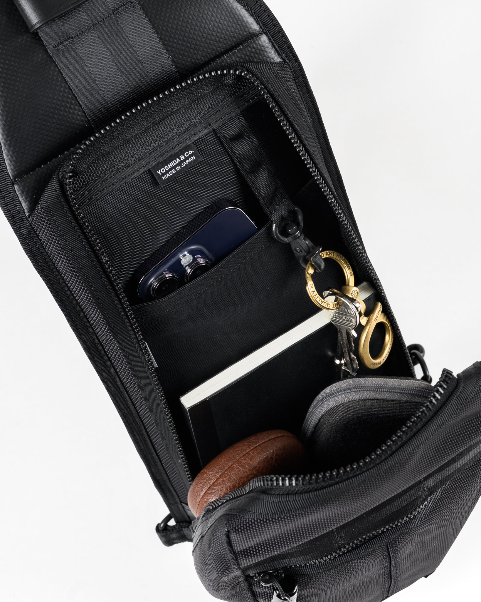 Porter - Yoshida & Co. - Heat Sling Shoulder Bag - Black – Iron Heart