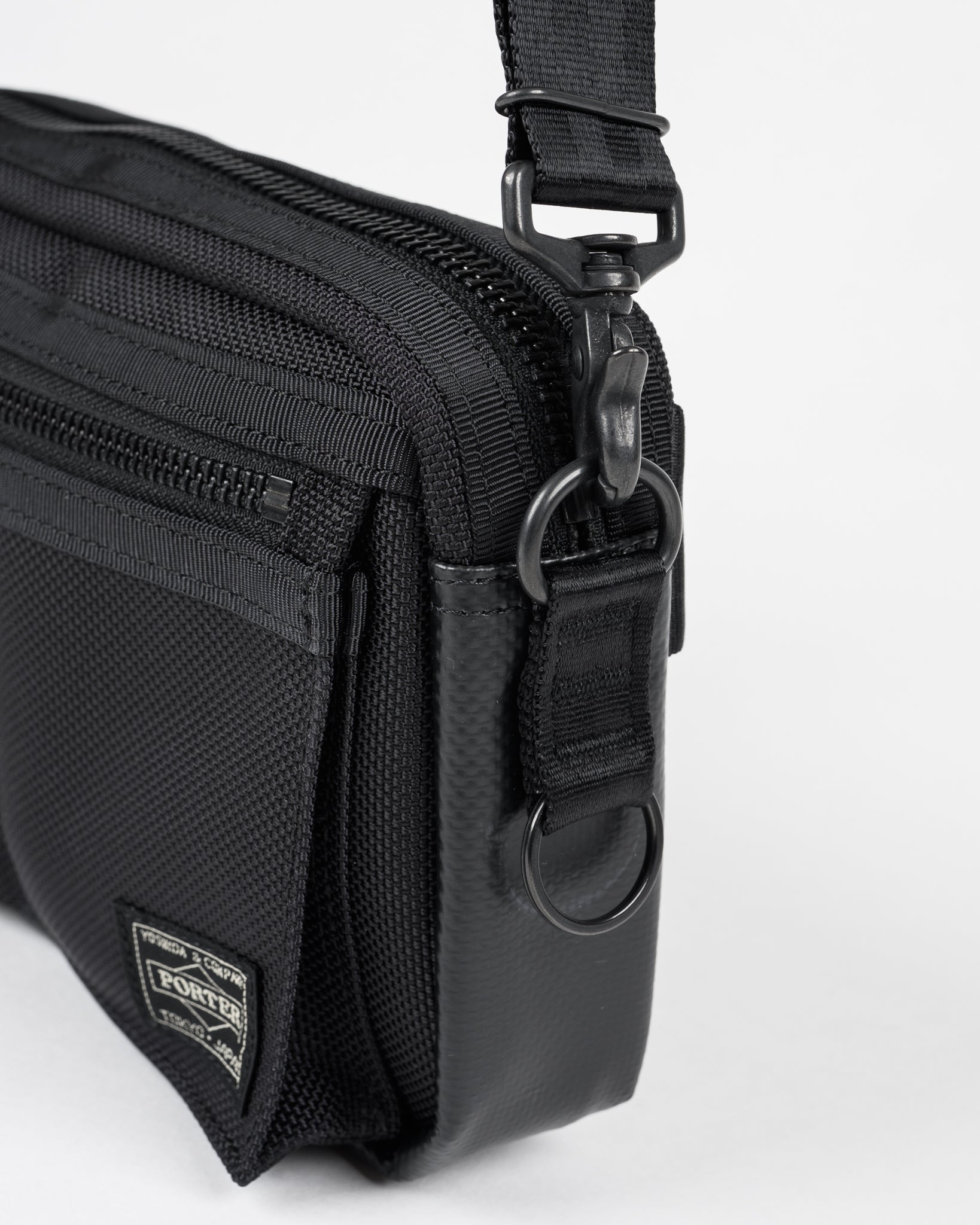 Porter - Yoshida & Co. - Heat Shoulder Bag (S) - Black – Iron Heart