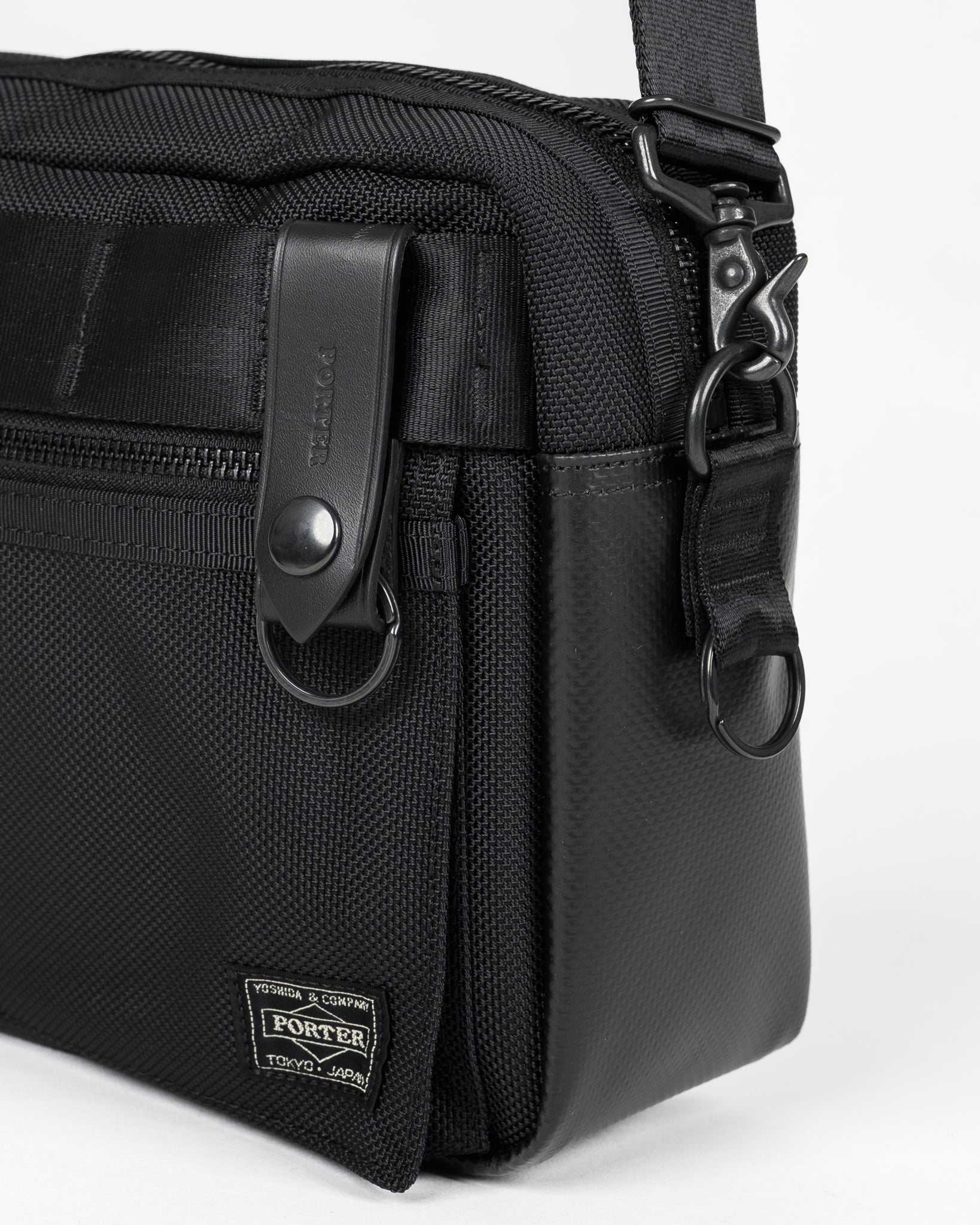 Porter - Yoshida & Co. - Force Shoulder Bag - Black – Iron Heart