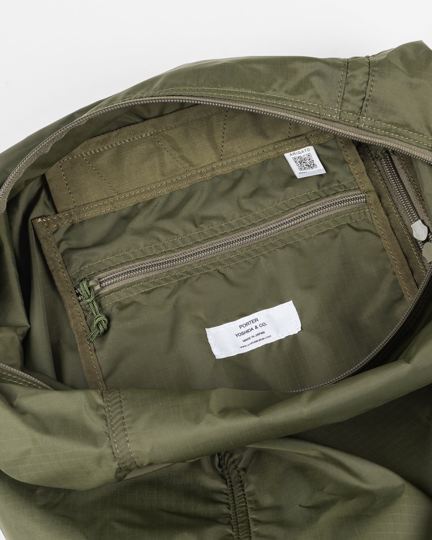Porter - Yoshida & Co. - Flex Bonsac Bag - Olive – Iron Heart