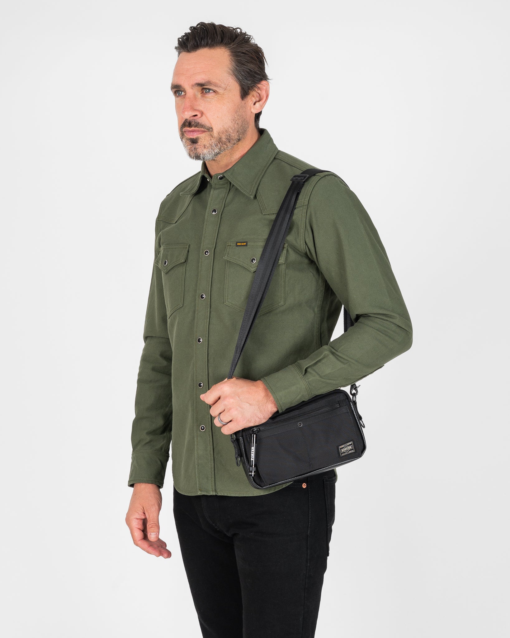 Porter - Yoshida & Co. - Heat Shoulder Bag (S) - Black – Iron Heart