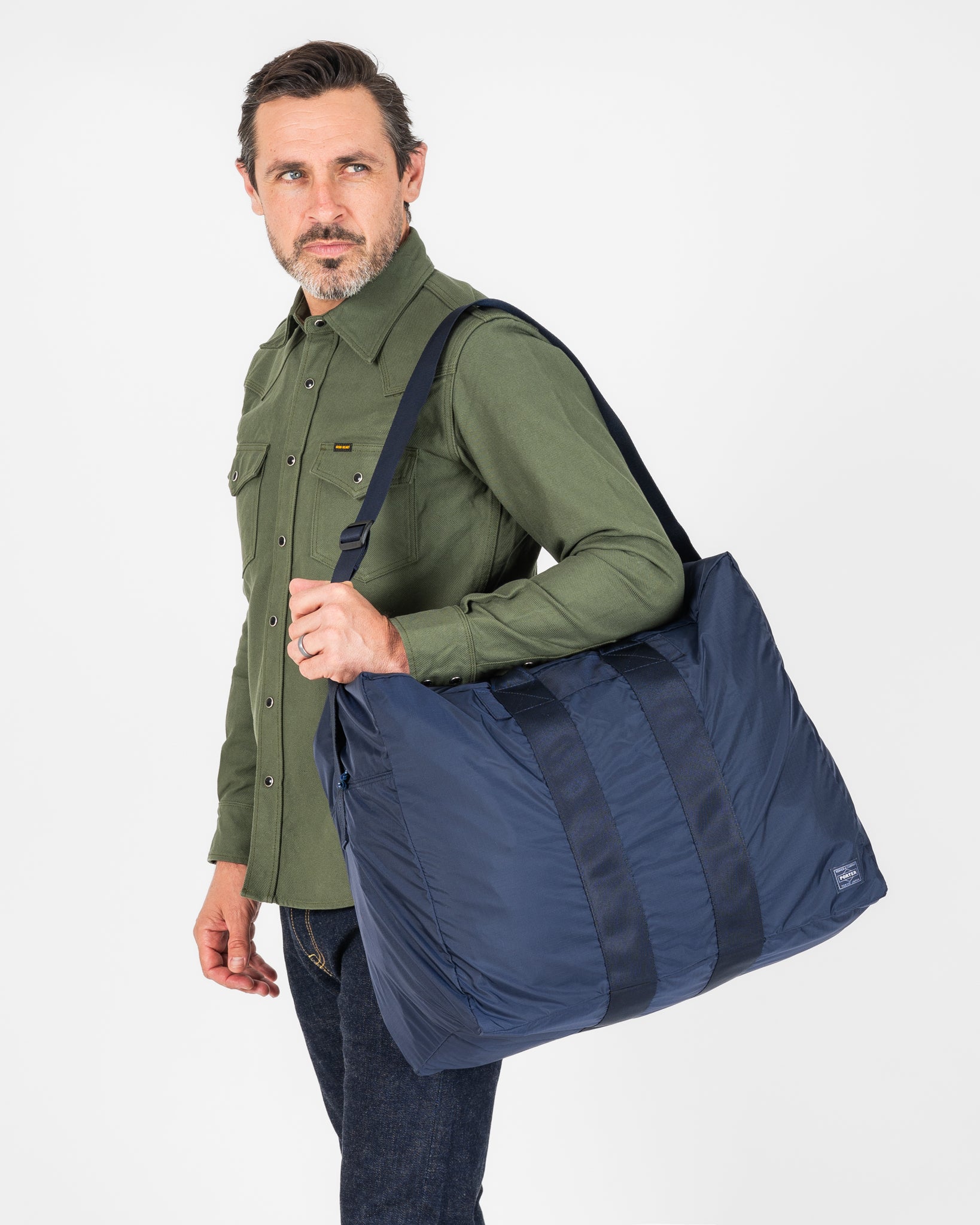 Porter - Yoshida & Co. - Flex Duffle Bag - Navy – Iron Heart