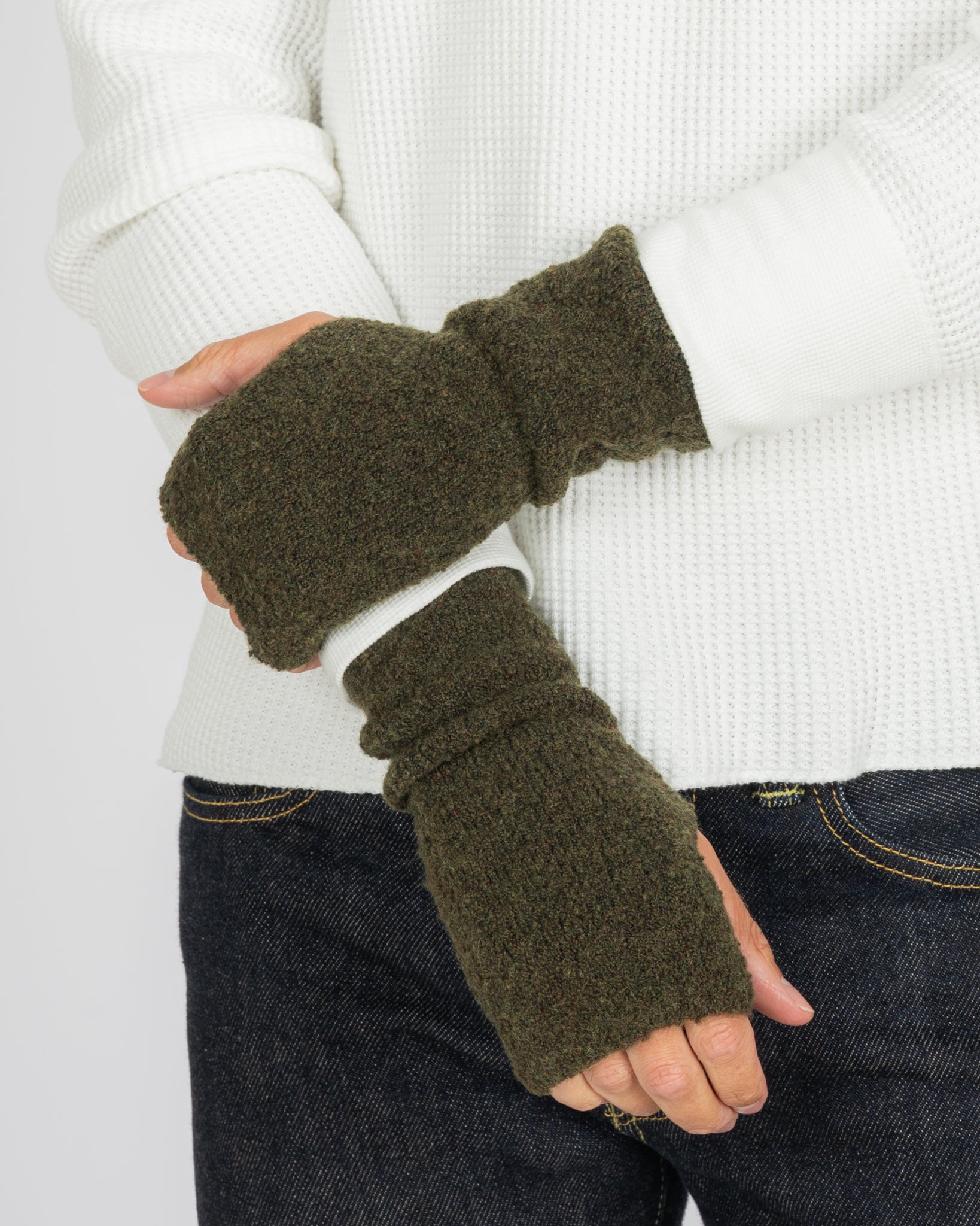 ROTOTO - Seamless Hand Warmer - Olive