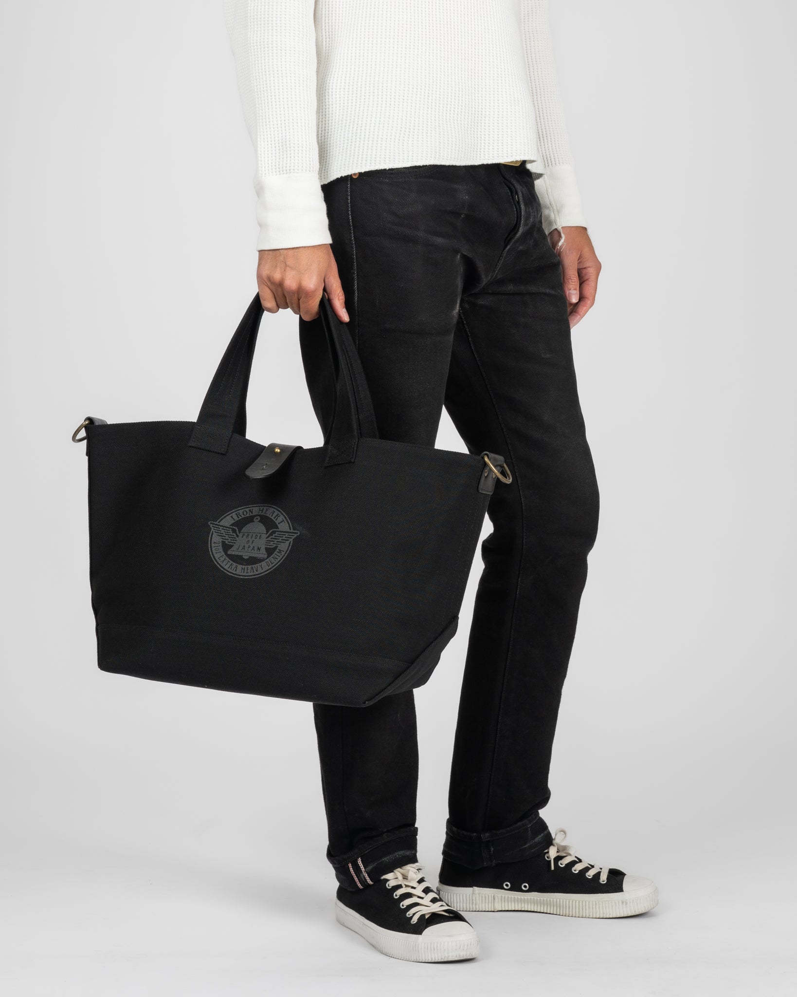 21oz Denim Tote Bag - Superblack – Iron Heart