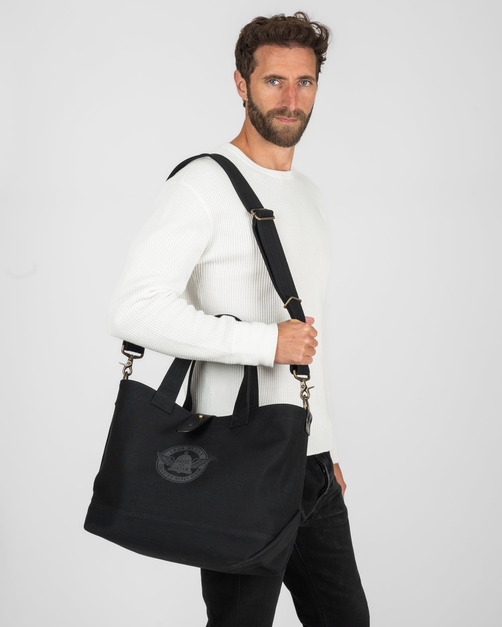 21oz Denim Tote Bag - Superblack – Iron Heart
