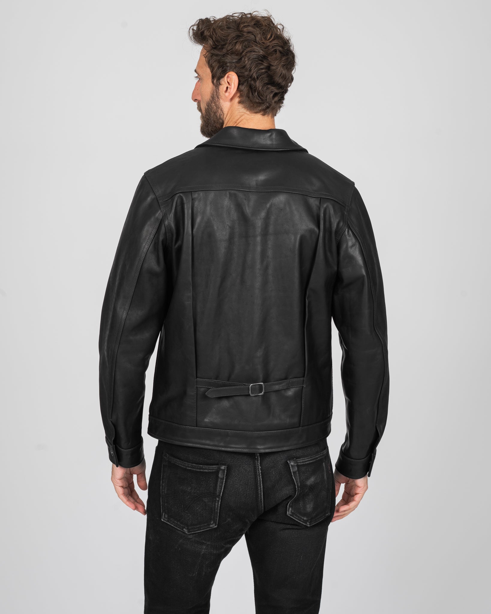 Iron Heart x Simmons Bilt Horsehide Type I Jacket - Black