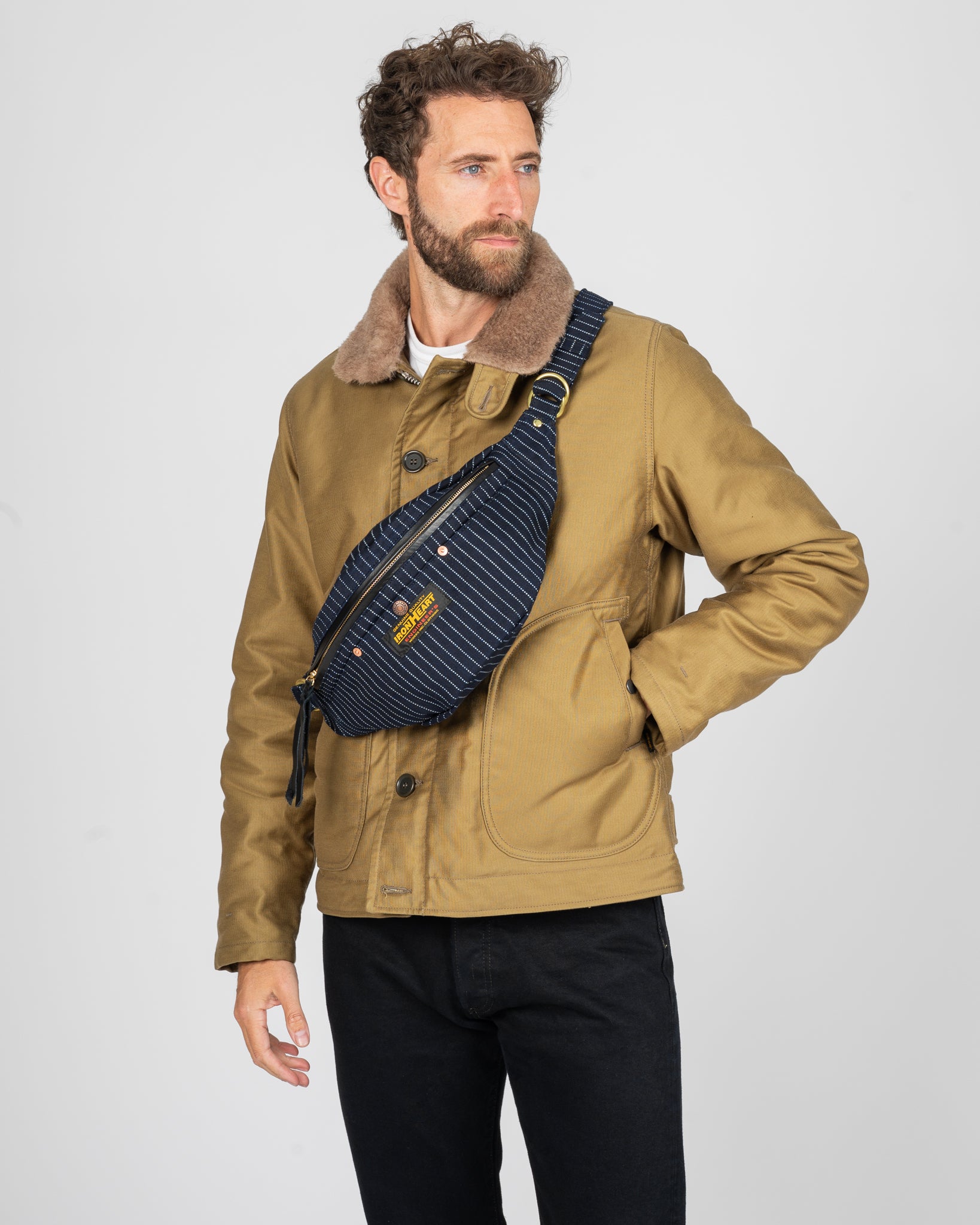 12oz Wabash Waist Bag - Indigo – Iron Heart