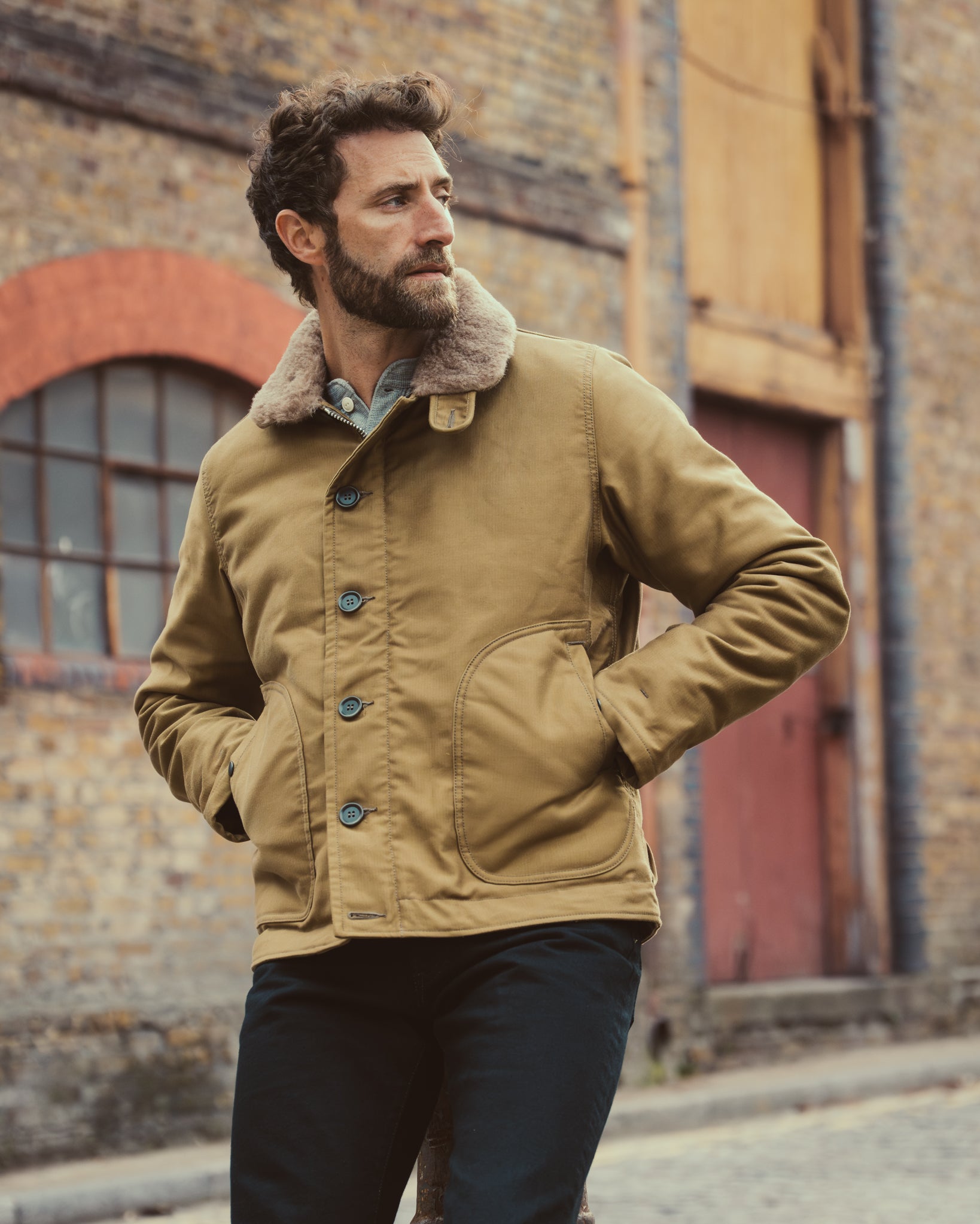 Whipcord N1 Deck Jacket - Khaki – Iron Heart