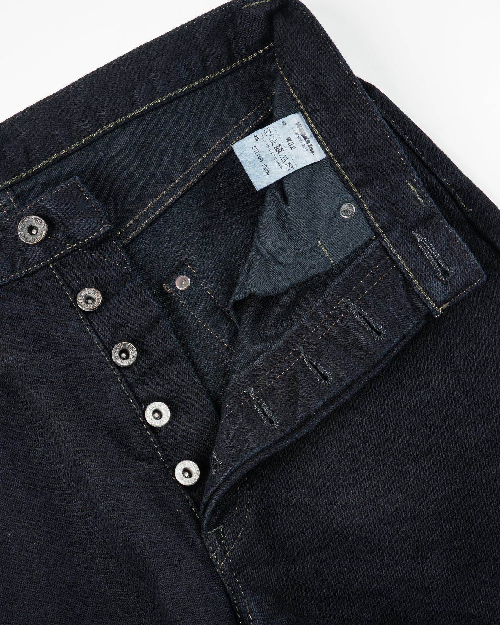 Iron Heart 14oz Selvedge Denim Medium/High Rise Tapered Cut Jeans
