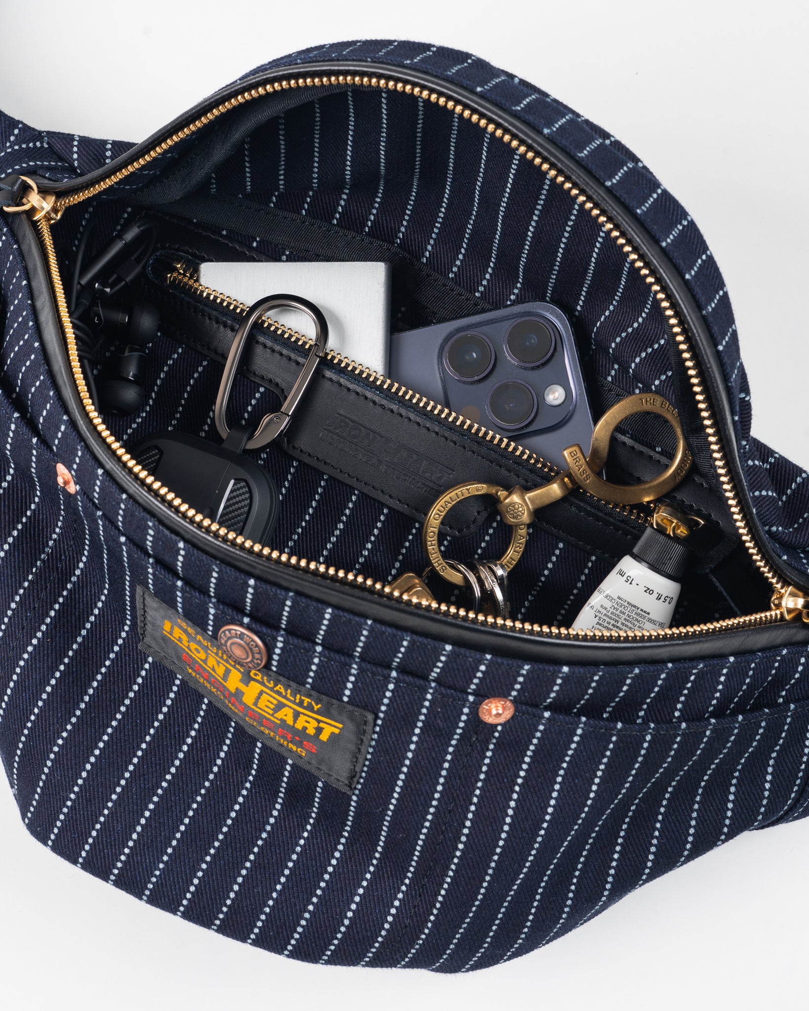 12oz Wabash Waist Bag - Indigo – Iron Heart