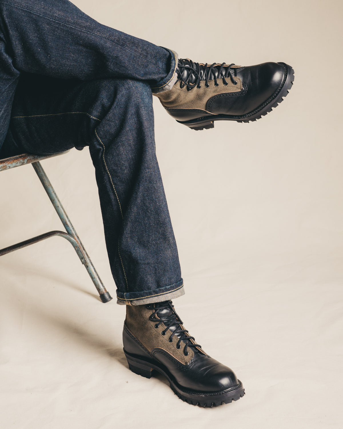 Iron Heart Int'l x Wesco® - 8" Jobmaster Boot - Black Horsehide Leather. The "Snake Eater”