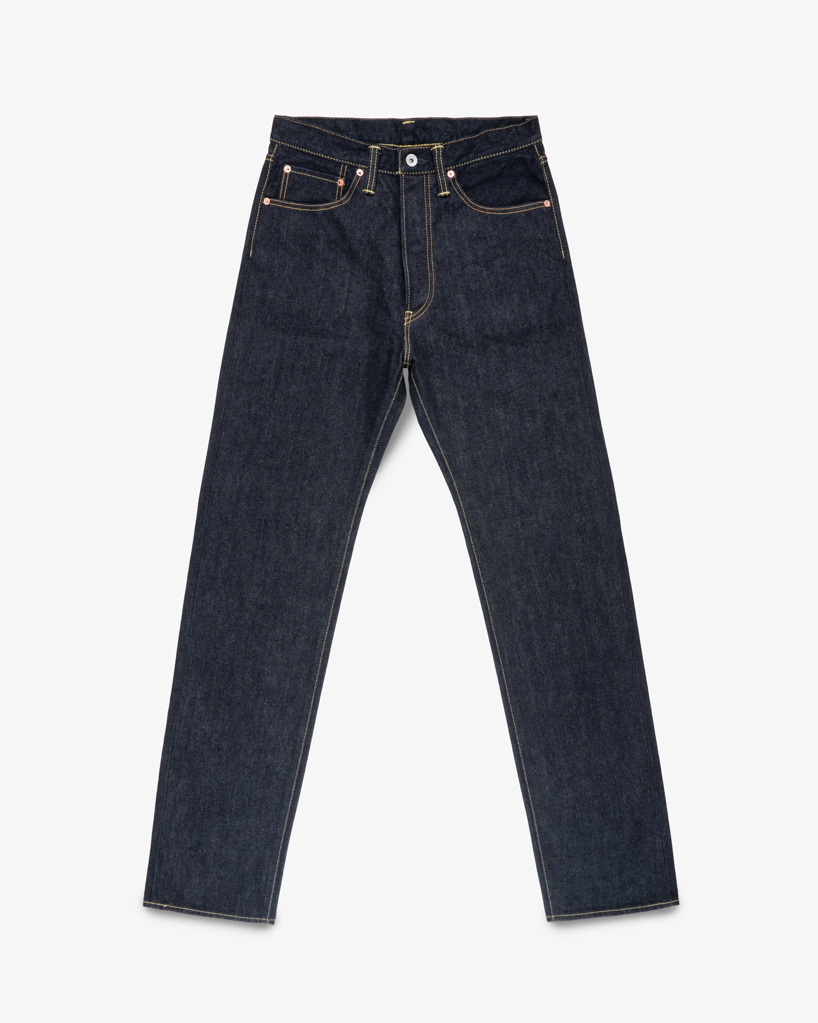 14oz Selvedge Denim "1955" Vintage Tapered Jeans - Indigo