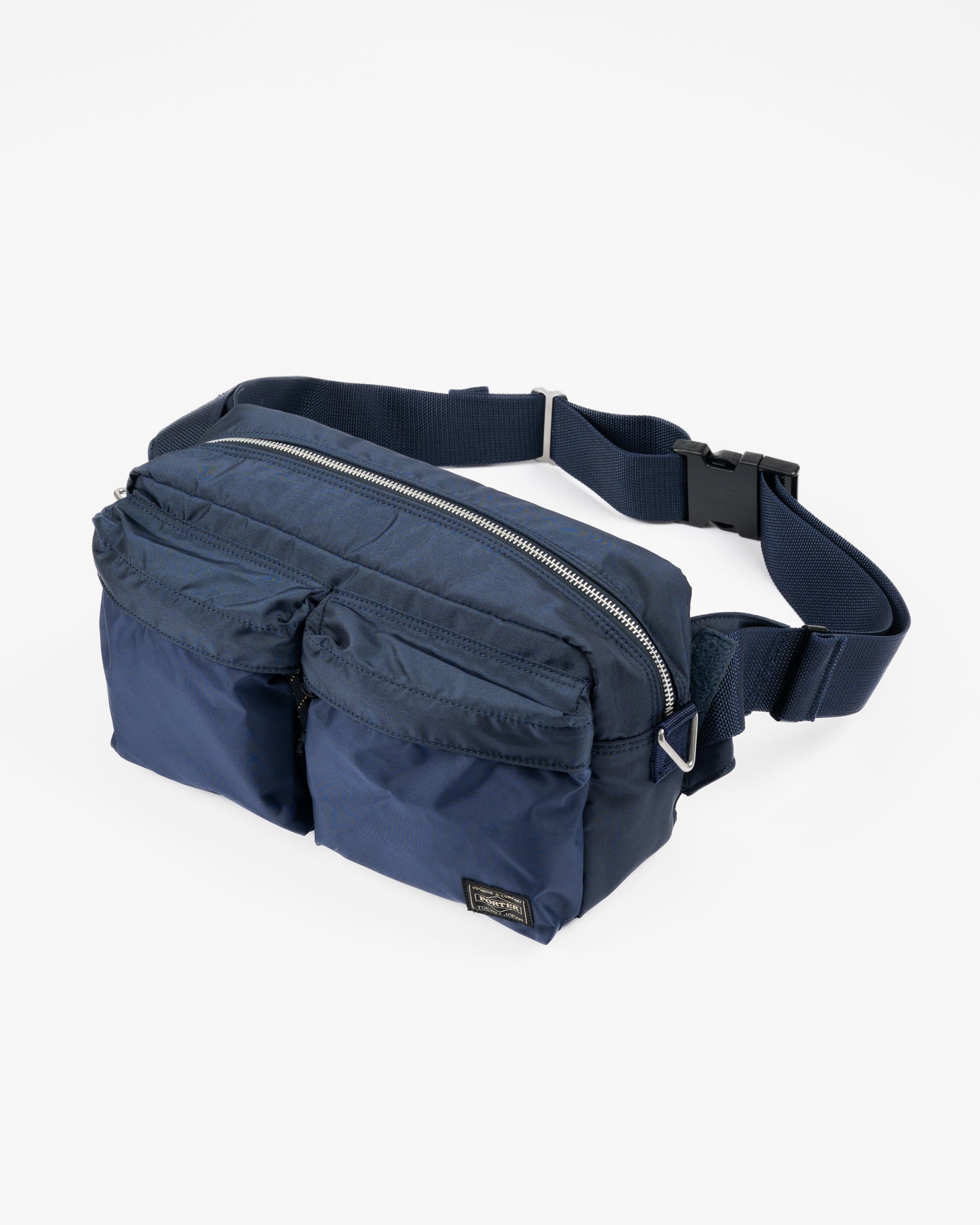 Porter - Yoshida & Co. - Force 2Way Waist Bag - Navy Blue – Iron Heart