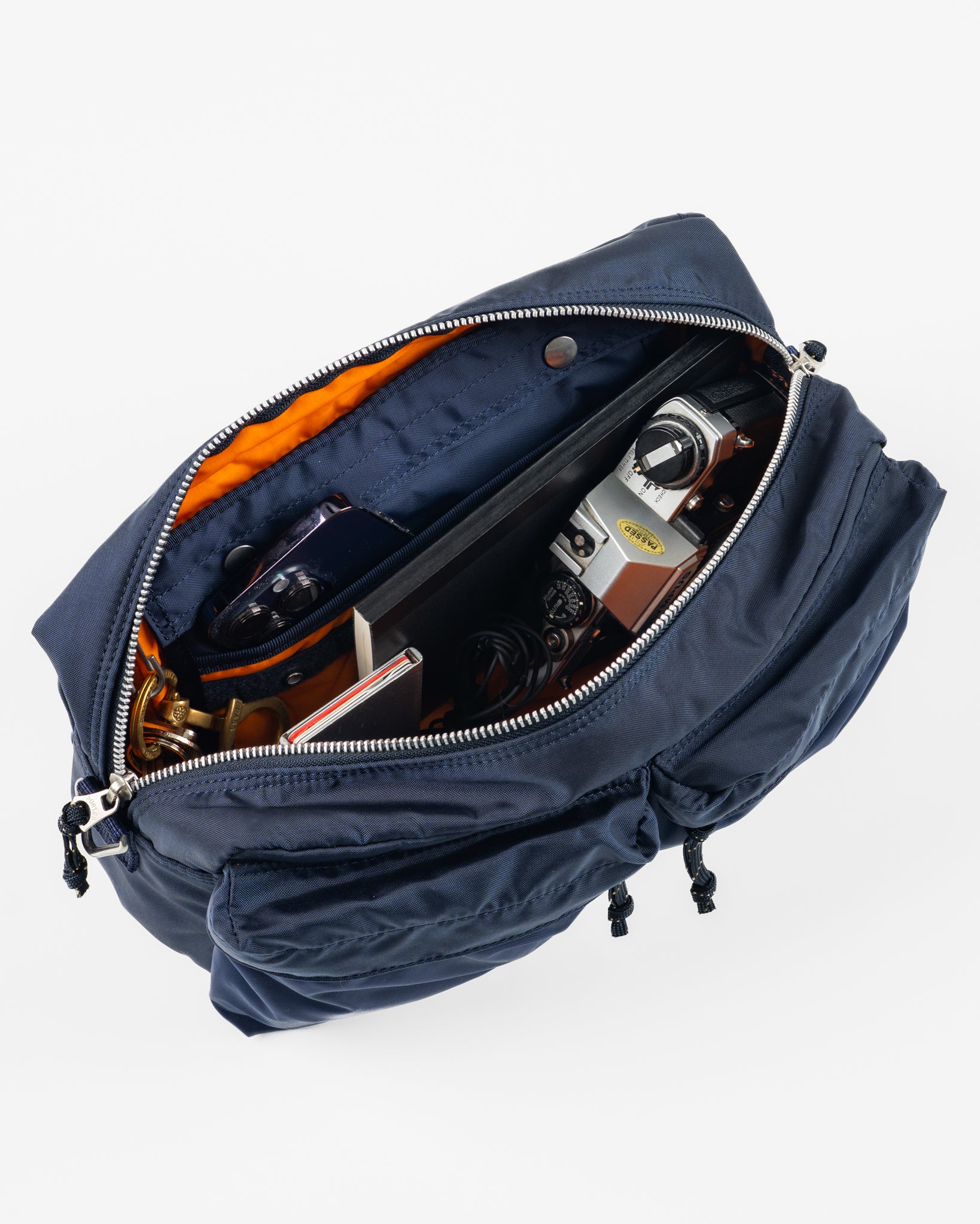 Porter - Yoshida & Co. - Force 2Way Waist Bag - Navy Blue – Iron Heart