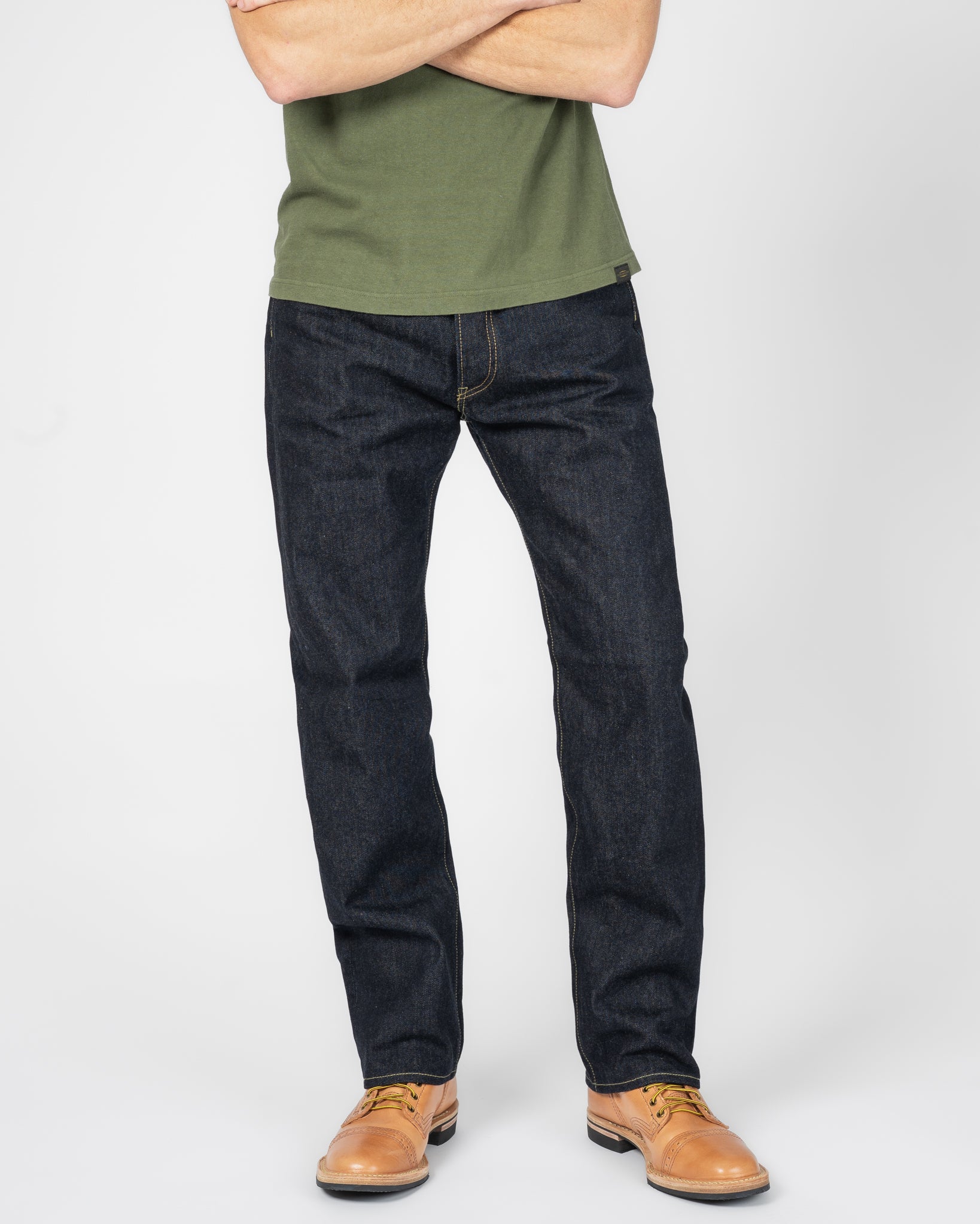 14oz Selvedge Denim "1955" Vintage Tapered Jeans - Indigo