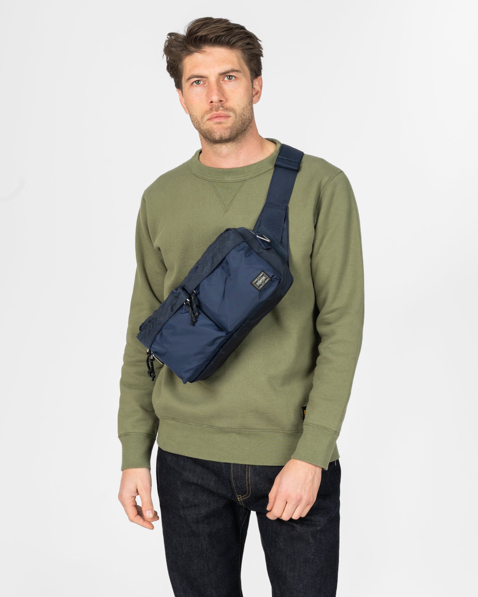 Porter - Yoshida & Co. - Force 2Way Waist Bag - Navy Blue