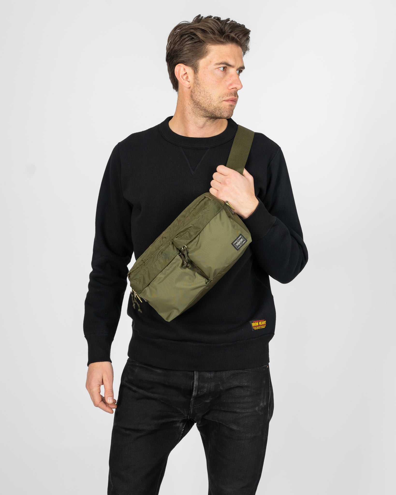 Porter - Yoshida & Co. - Force 2Way Waist Bag - Olive