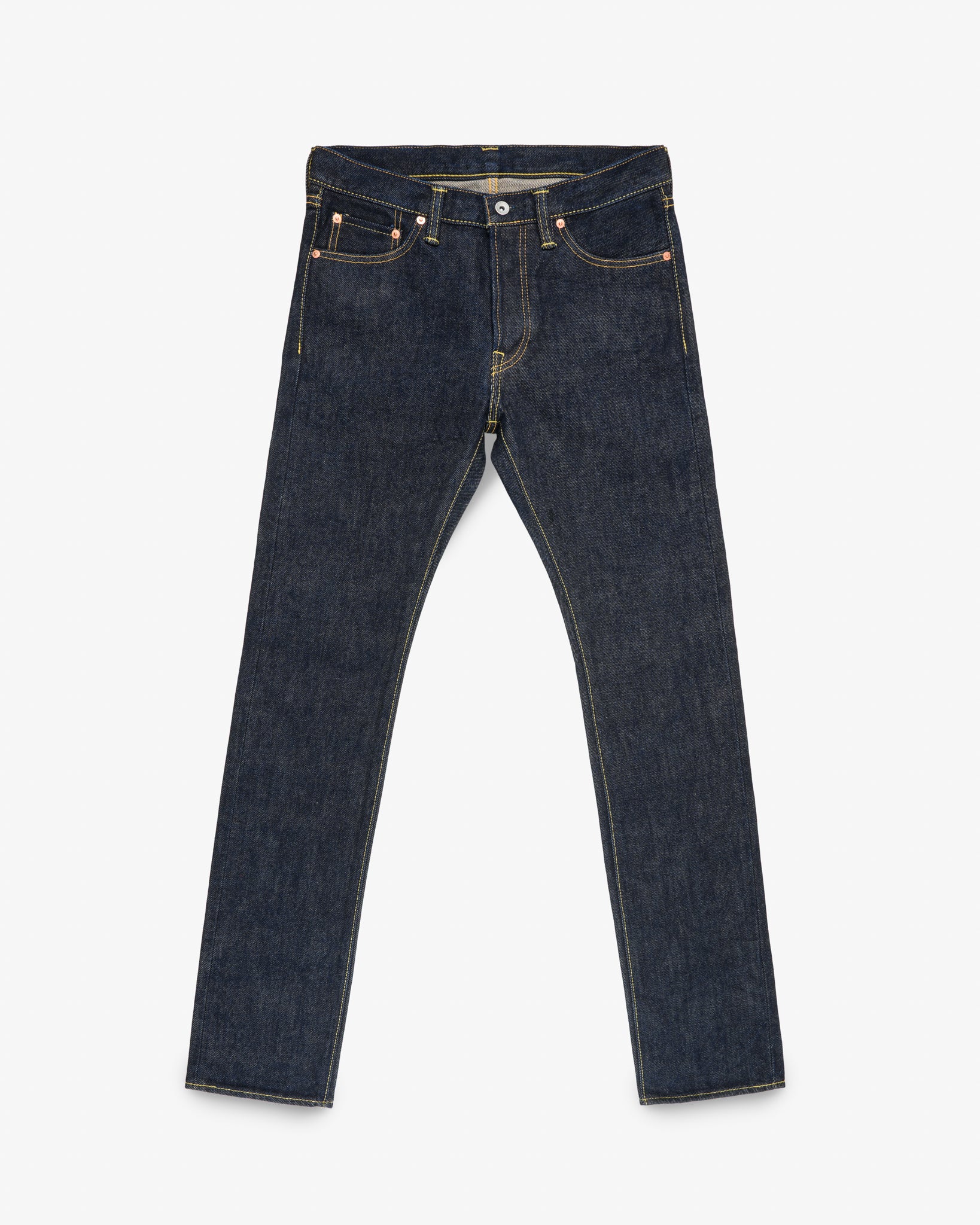 21oz Selvedge Denim Slim Cut Jeans - Indigo