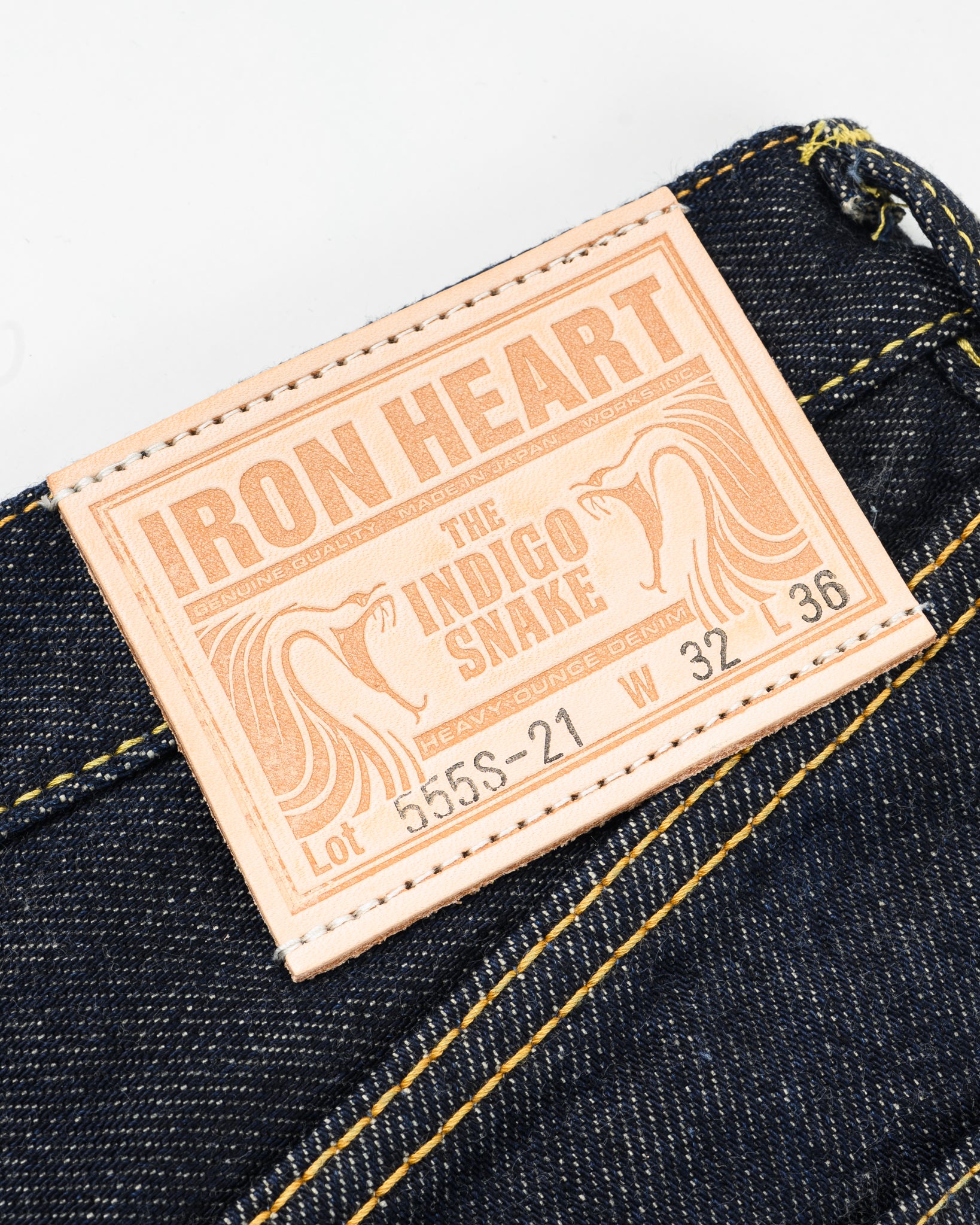 IRONHEART 21oz 555SG 2本セット 廃盤品 日本製 Iron Heart 21oz Selvedge Denim Slim Jeans - Indigo