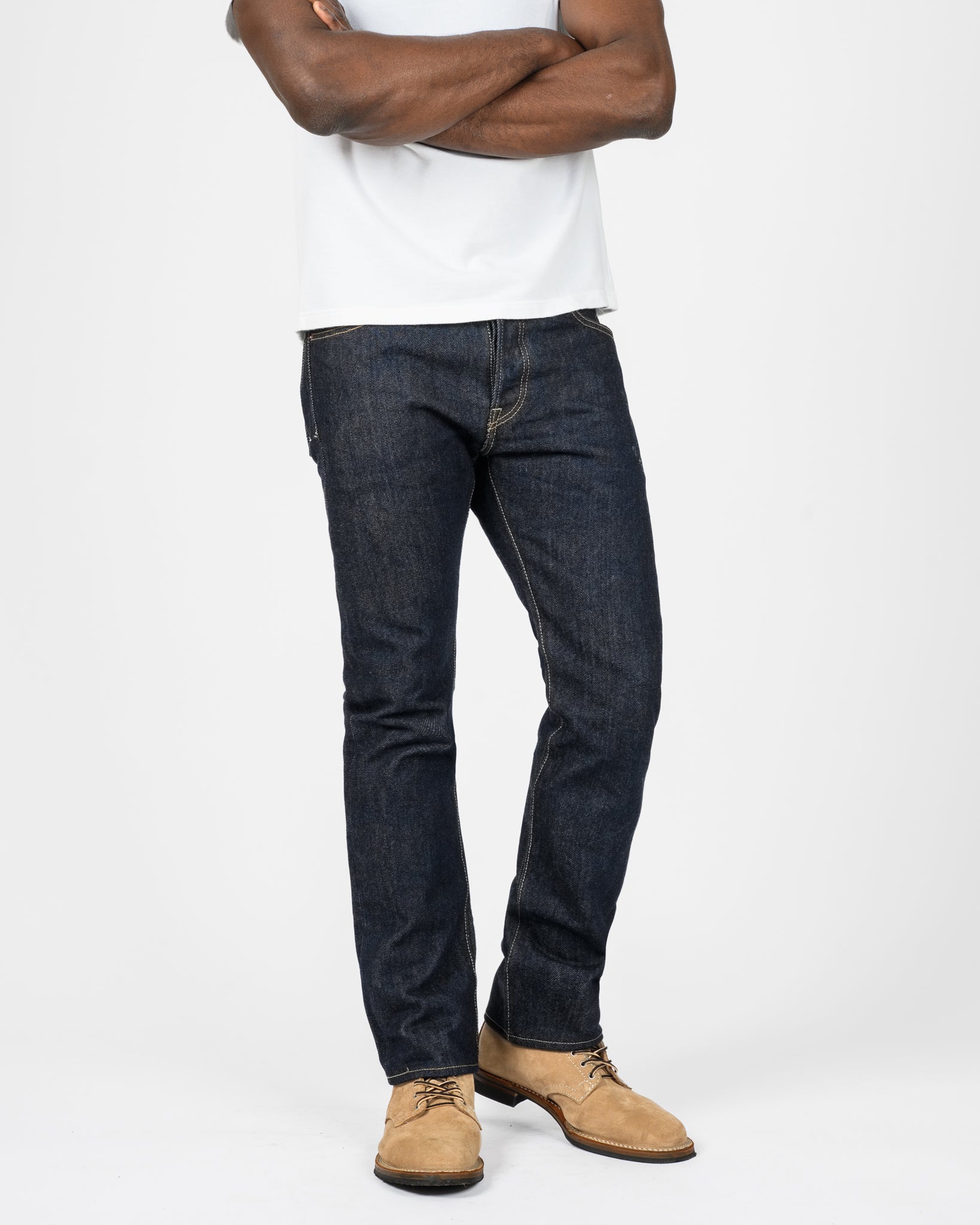21oz Selvedge Denim Slim Cut Jeans - Indigo