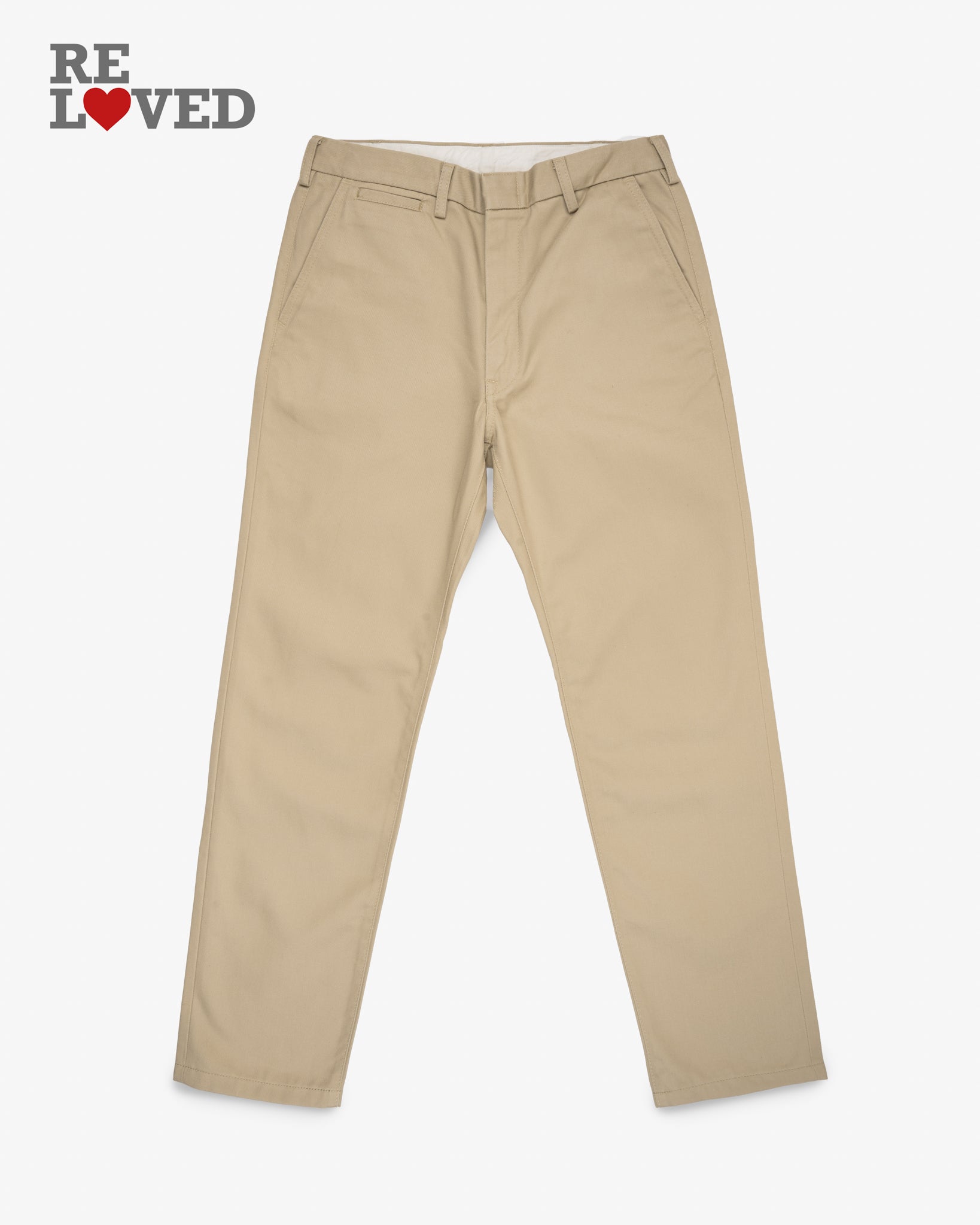 12oz Heavy Cotton Relaxed Fit Chinos - Khaki (IH-731-KHA) Tag 34, Hemmed to 31.5"