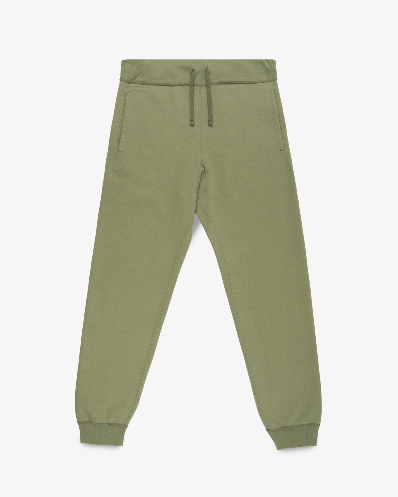 14oz Ultra Heavyweight Loopwheel Cotton Sweatpants - Olive