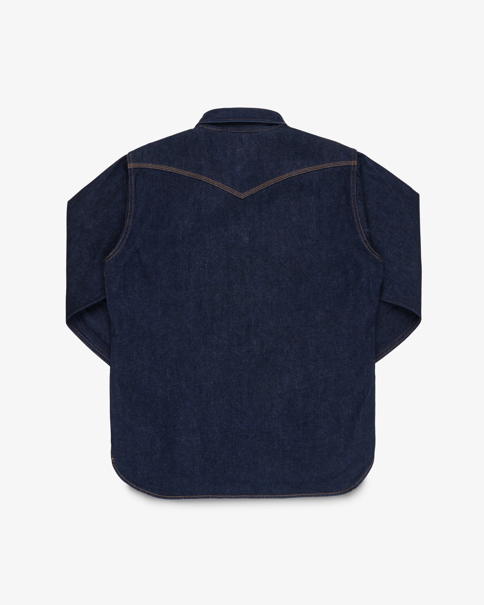 Iron Heart 12oz Selvedge Denim Western Shirt - Indigo