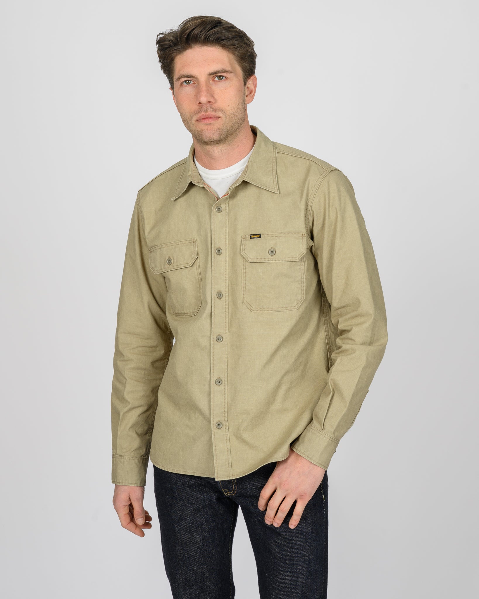 8oz Military Work Shirt - Khaki