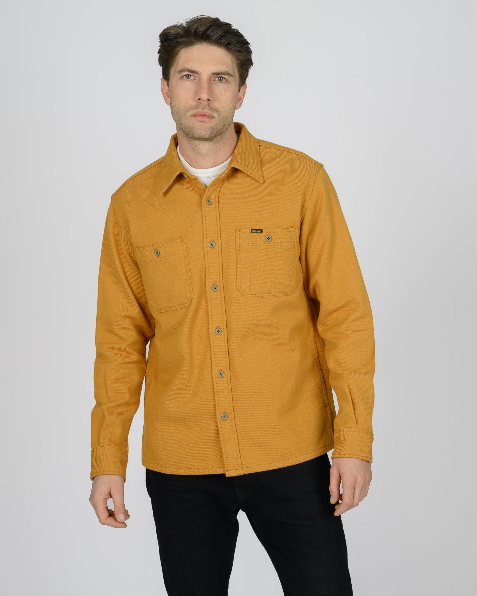 Ultra Heavy Flannel Work Overshirt - Camel