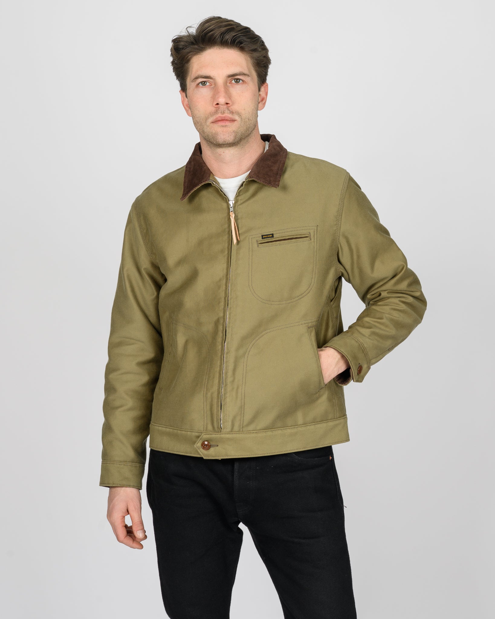12oz Whipcord Work Jacket - Khaki