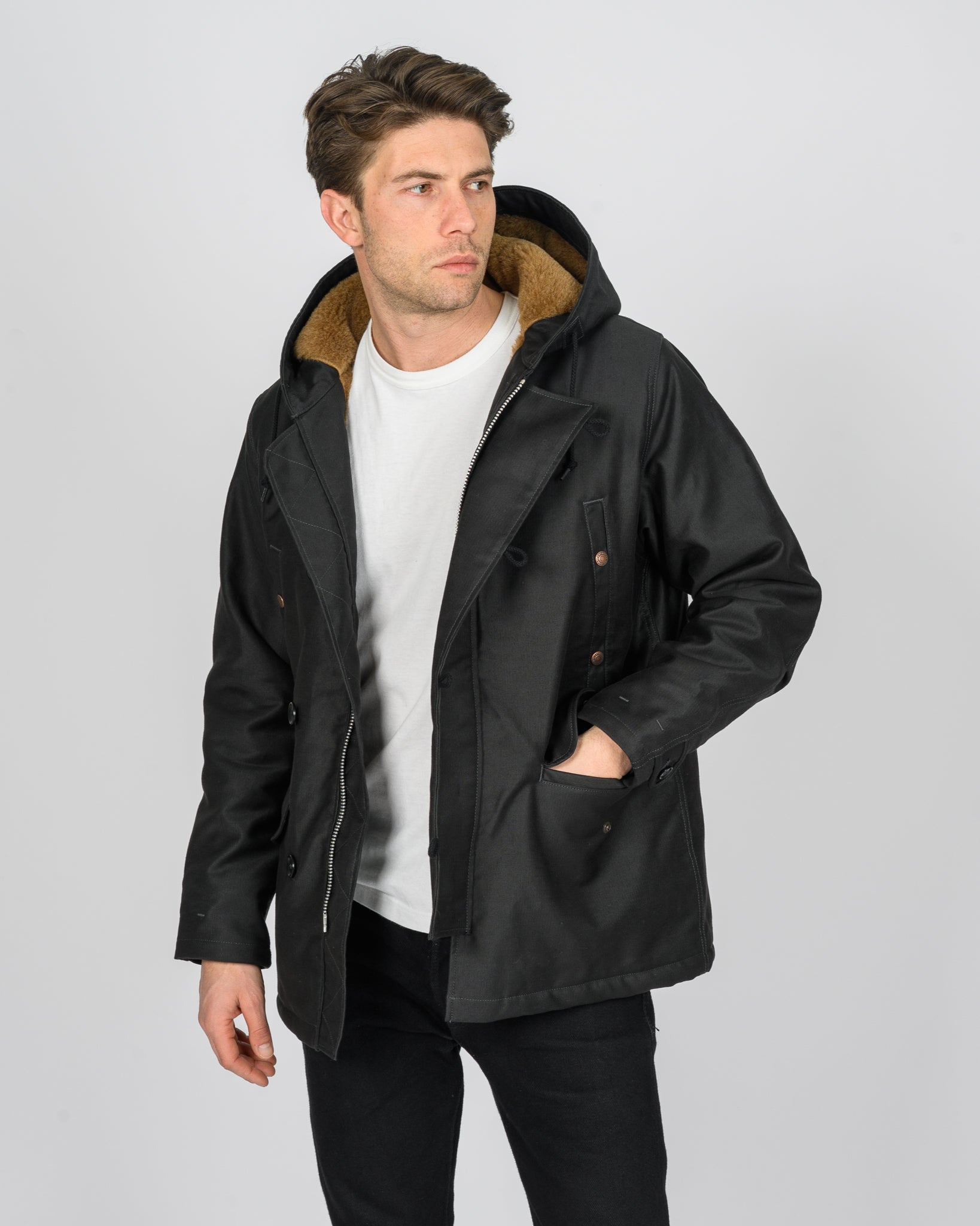 Whipcord Type N-3B Jacket - Black