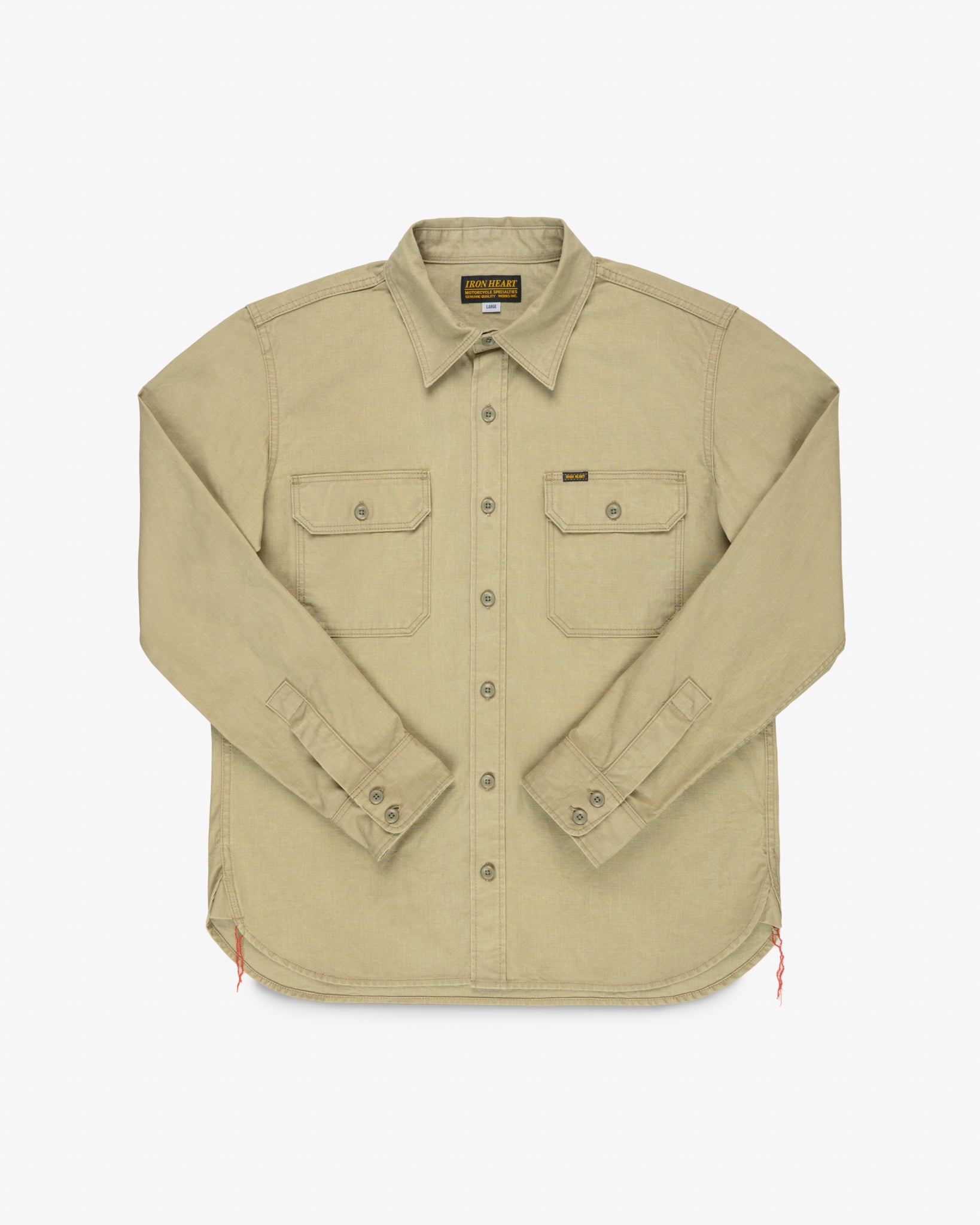 8oz Military Work Shirt - Khaki
