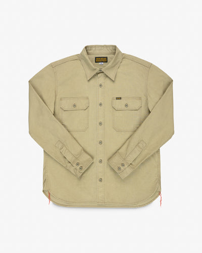 8oz Military Work Shirt - Khaki
