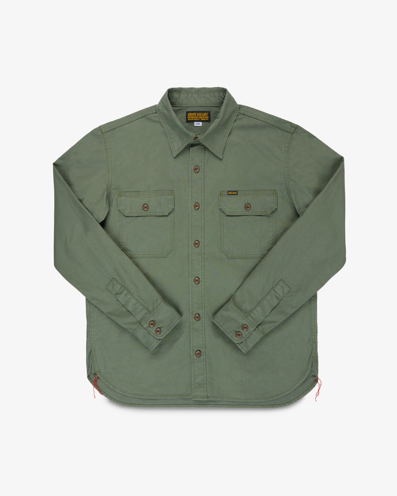 8oz Military Work Shirt - Green