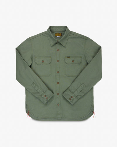 8oz Military Work Shirt - Green