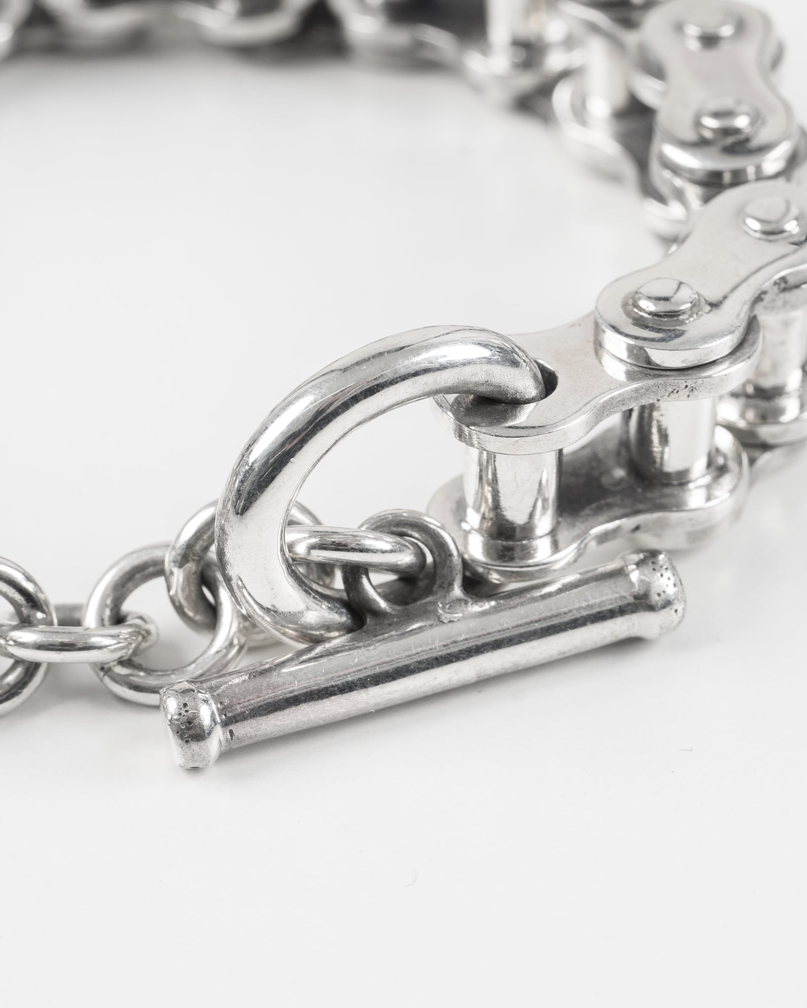 Iron Heart Silver Bracelet
