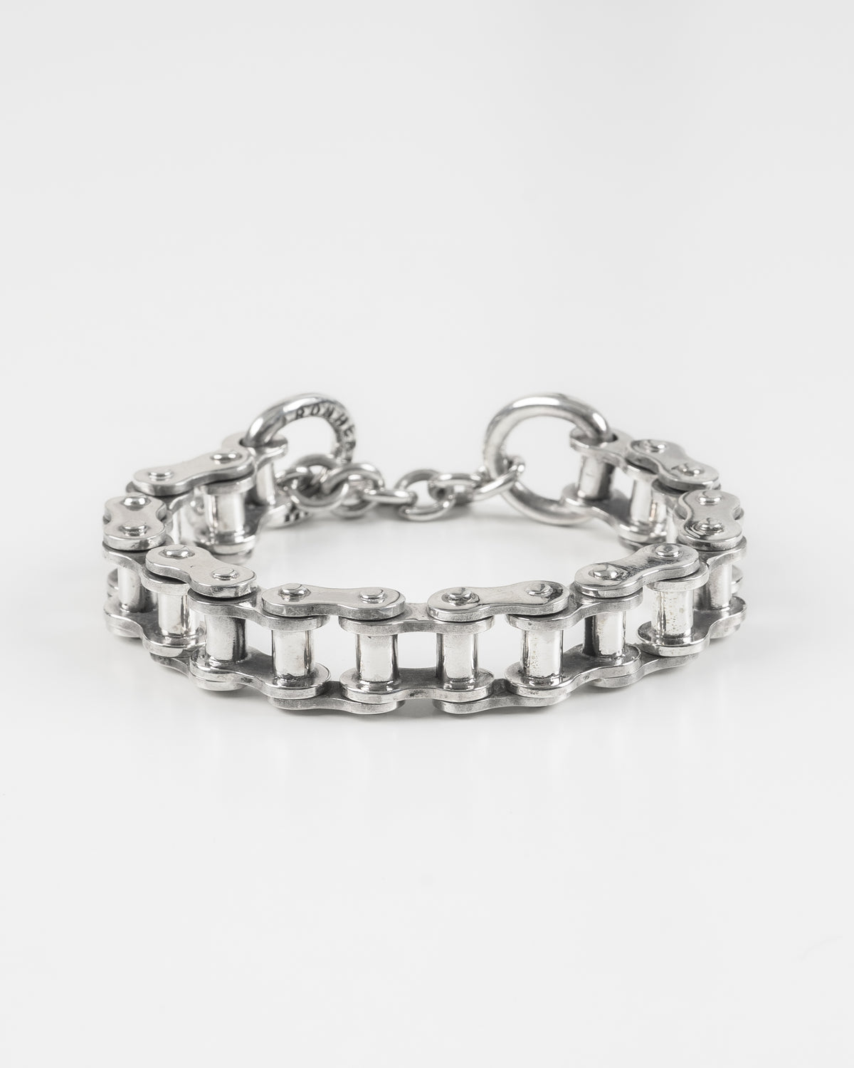 " Motorcycle Chain" Bracelet Sterling