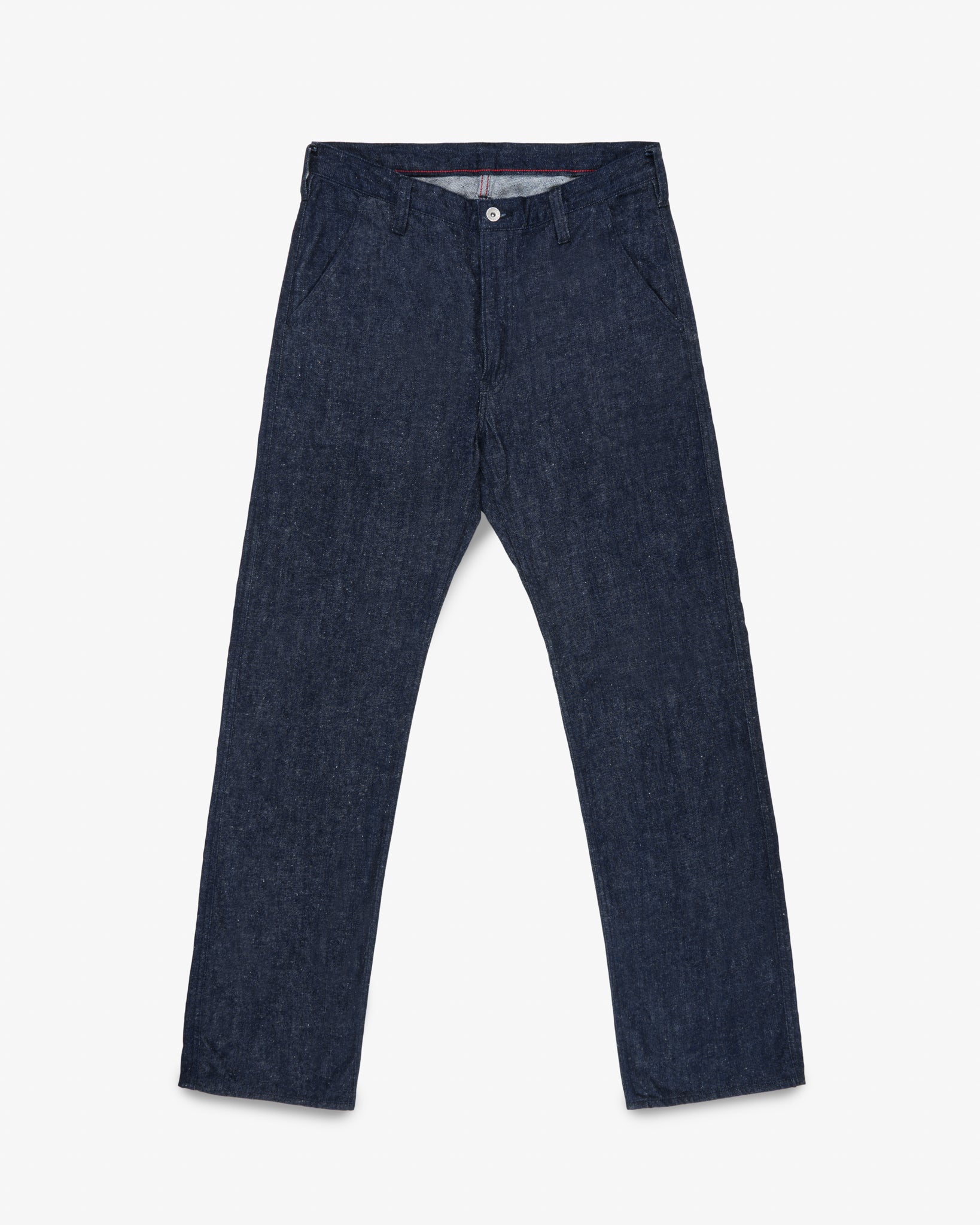 12oz Recycled Cotton Denim Wide Work Pants - Indigo