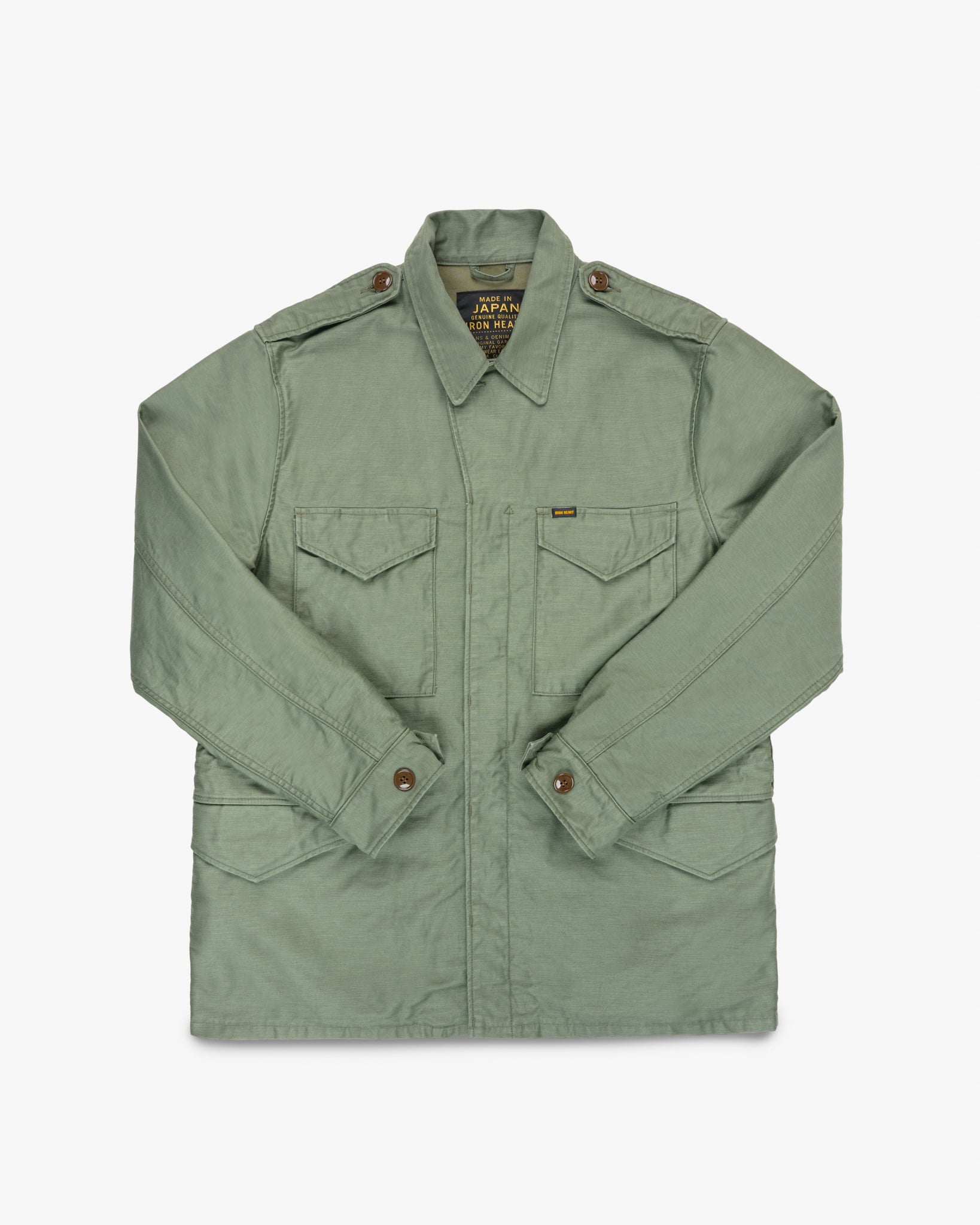 9.5oz Back Sateen Type M-43 Field Jacket - Olive