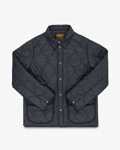 Quilted Field Jacket - Black