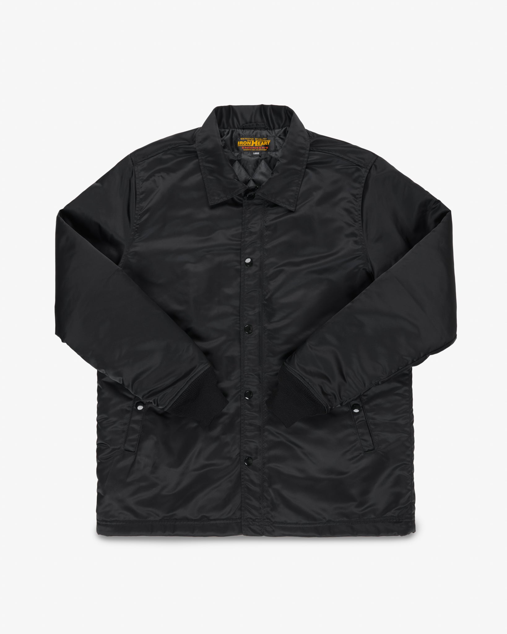 Nylon Coach Jacket - Black