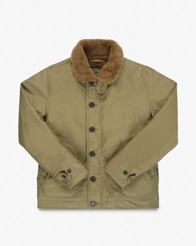 Whipcord N1 Deck Jacket - Khaki
