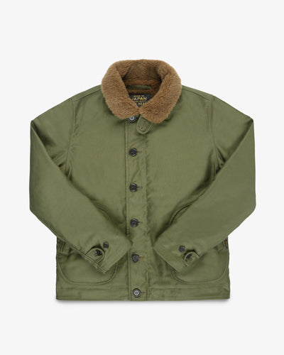 Whipcord N1 Deck Jacket - Olive