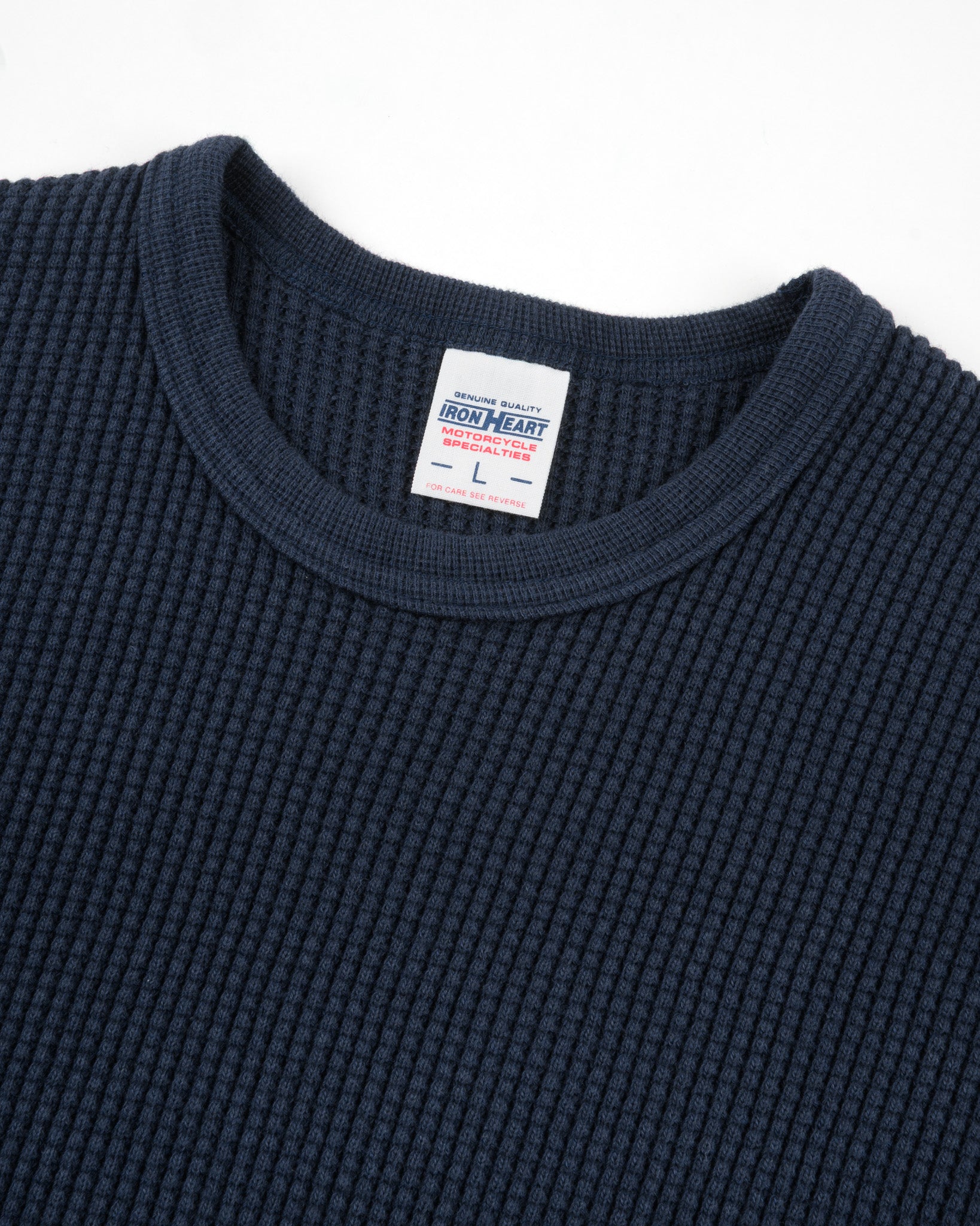 Thermal Crew Neck Long Sleeved Top - Navy – Iron Heart