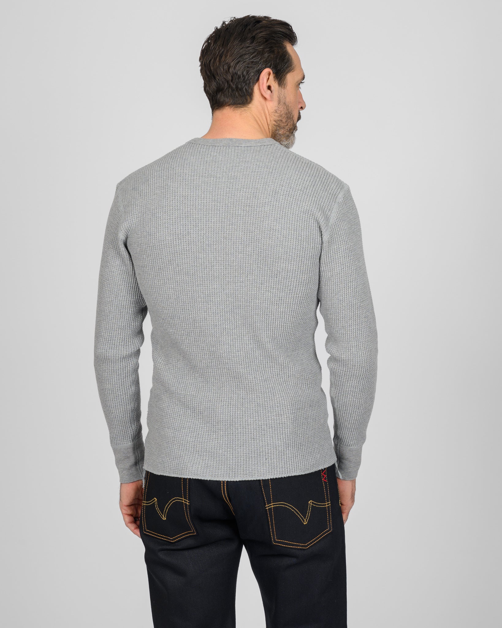 Thermal Crew Neck Long Sleeved Top - Grey – Iron Heart
