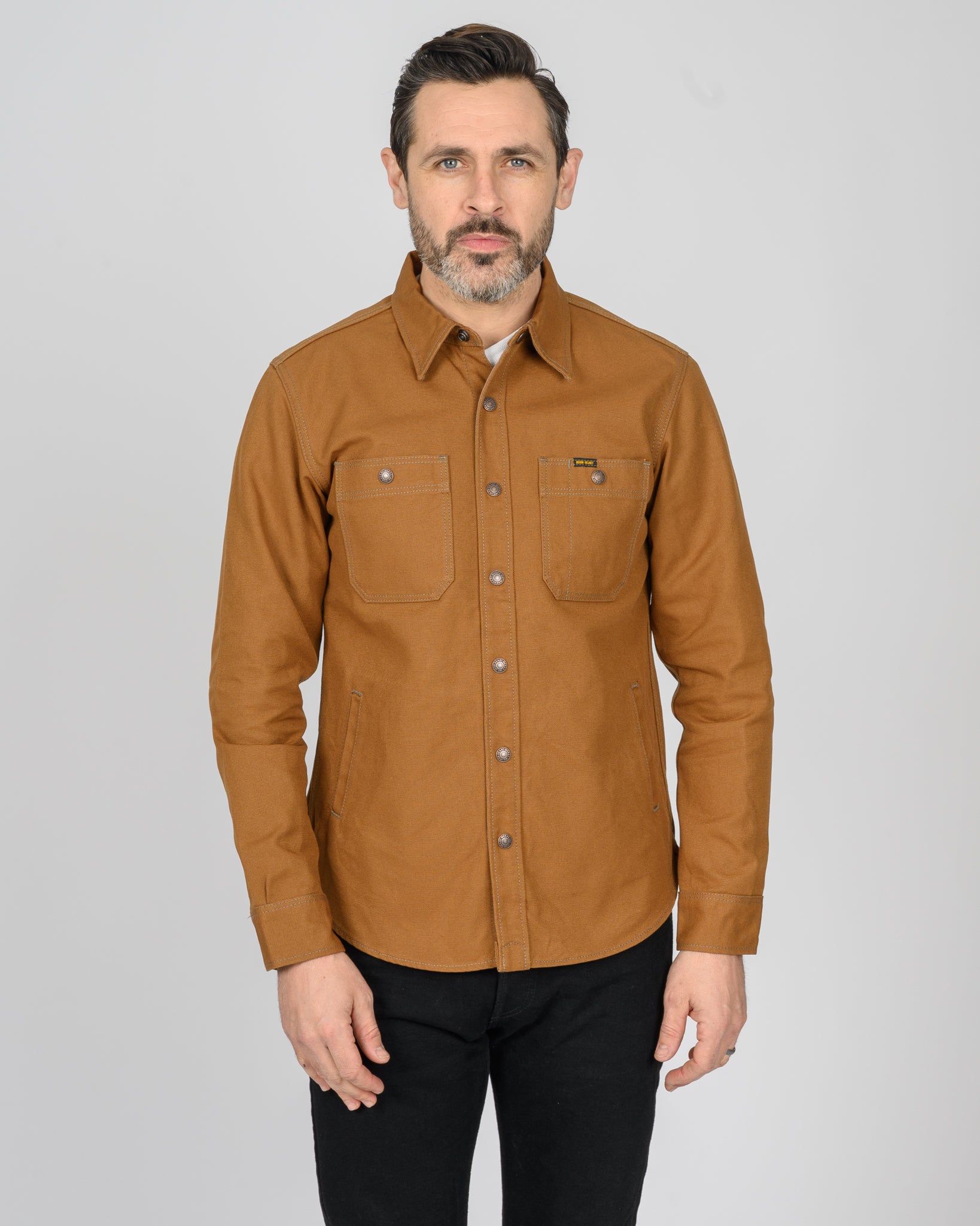 17oz Duck CPO Work Shirt - "The UnTucked" - Brown