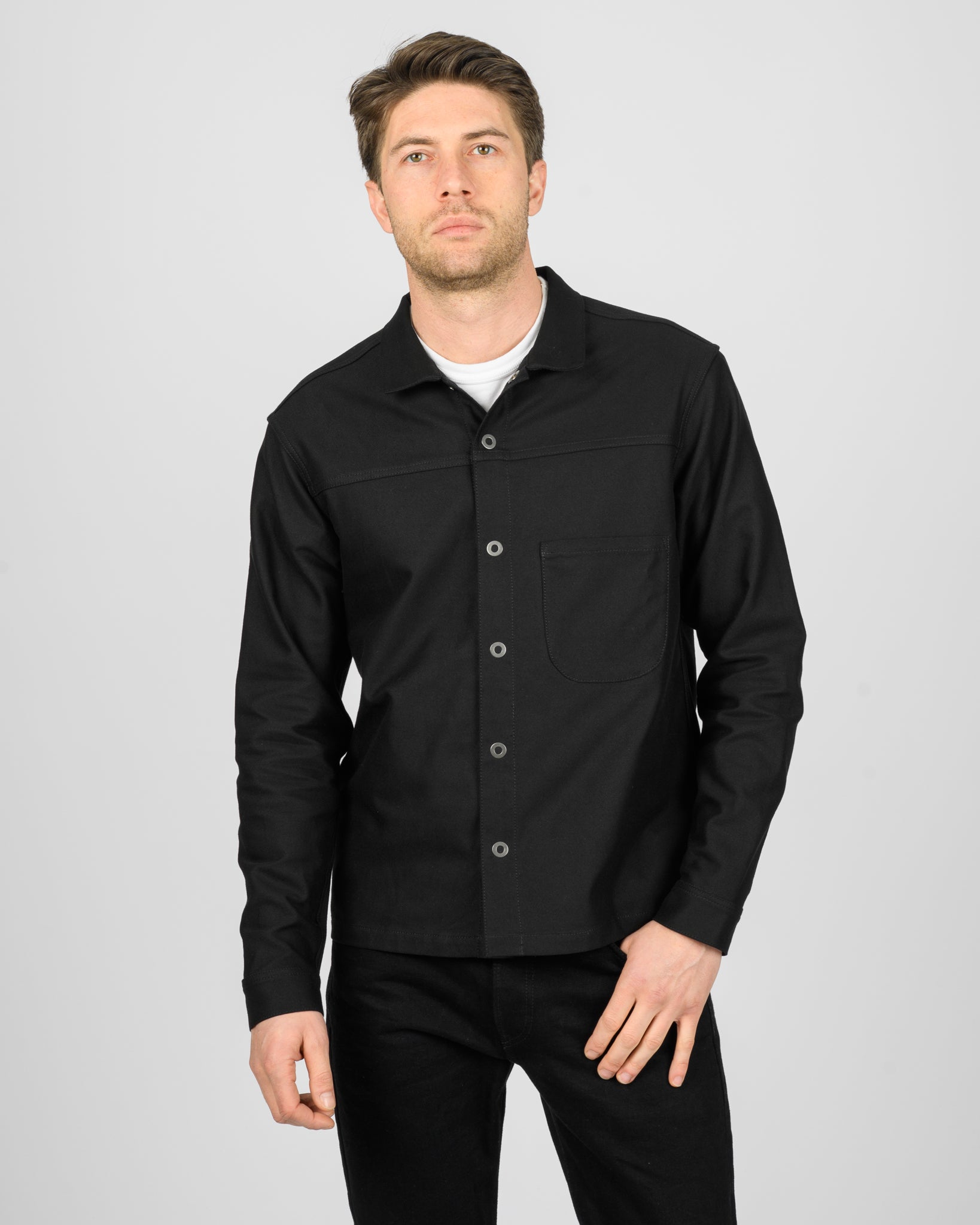 STF 9oz Brushed Dobby Cloth Shirt - Black